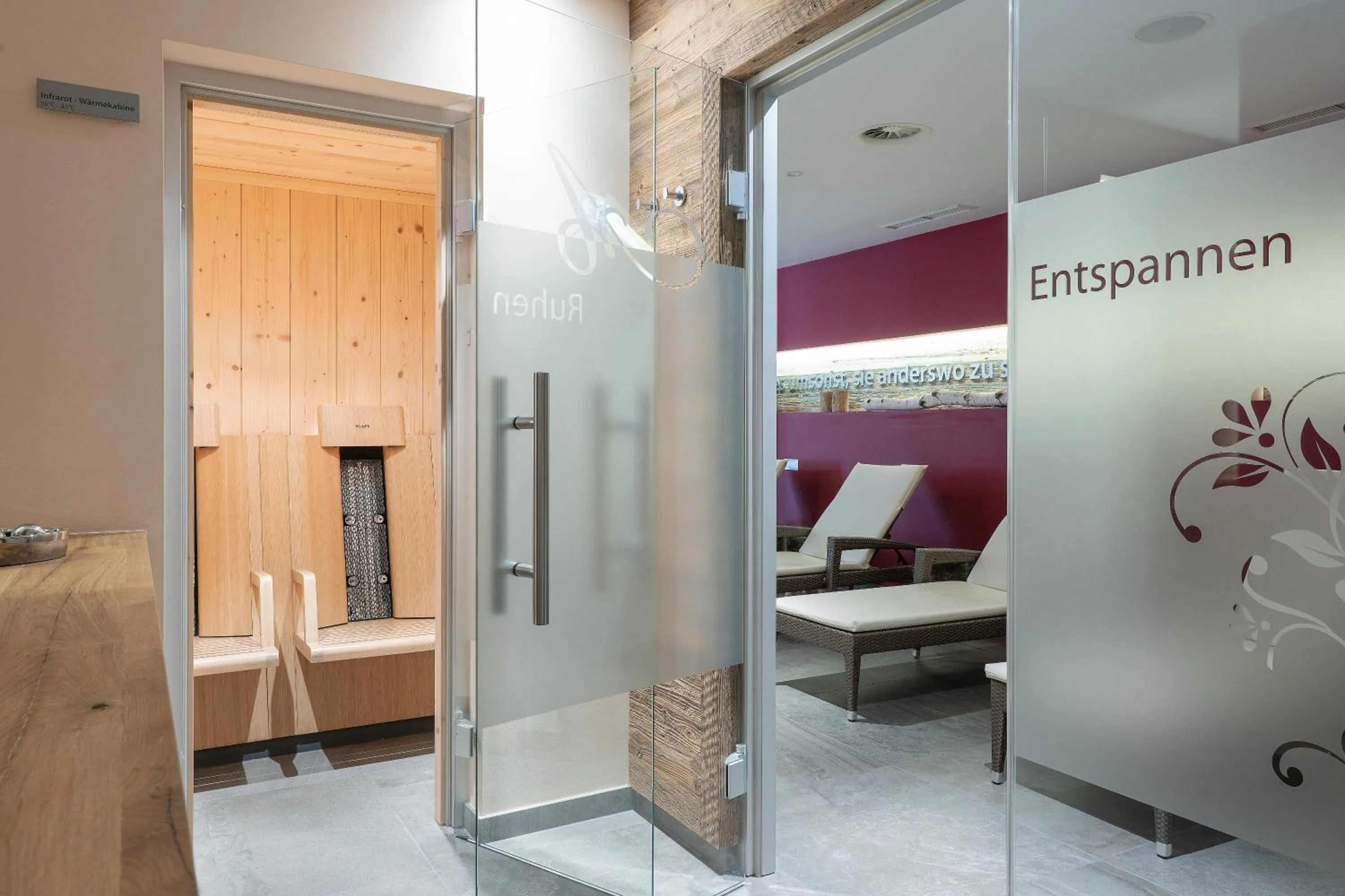 Sauna in Landhaus Ager