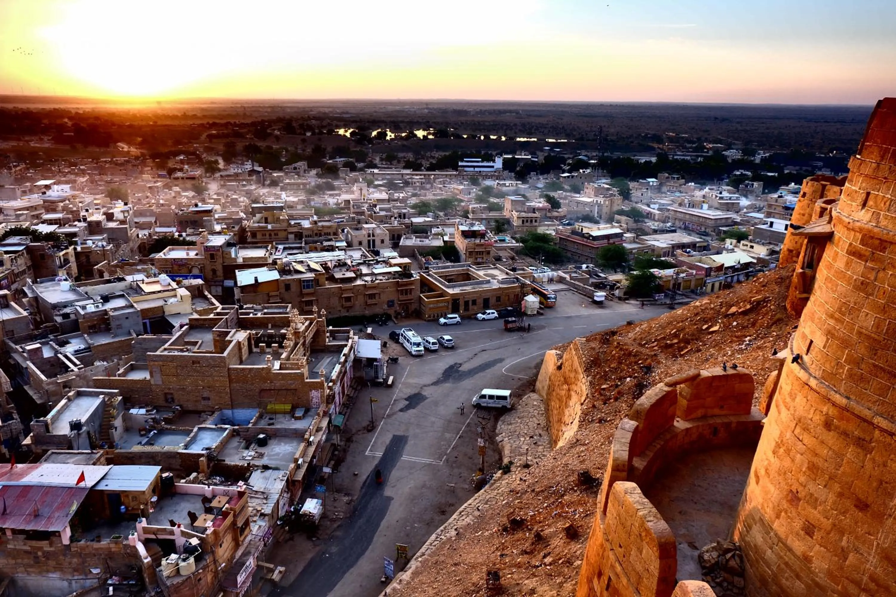 Natural landscape in Hotel Garh Jaisal Haveli