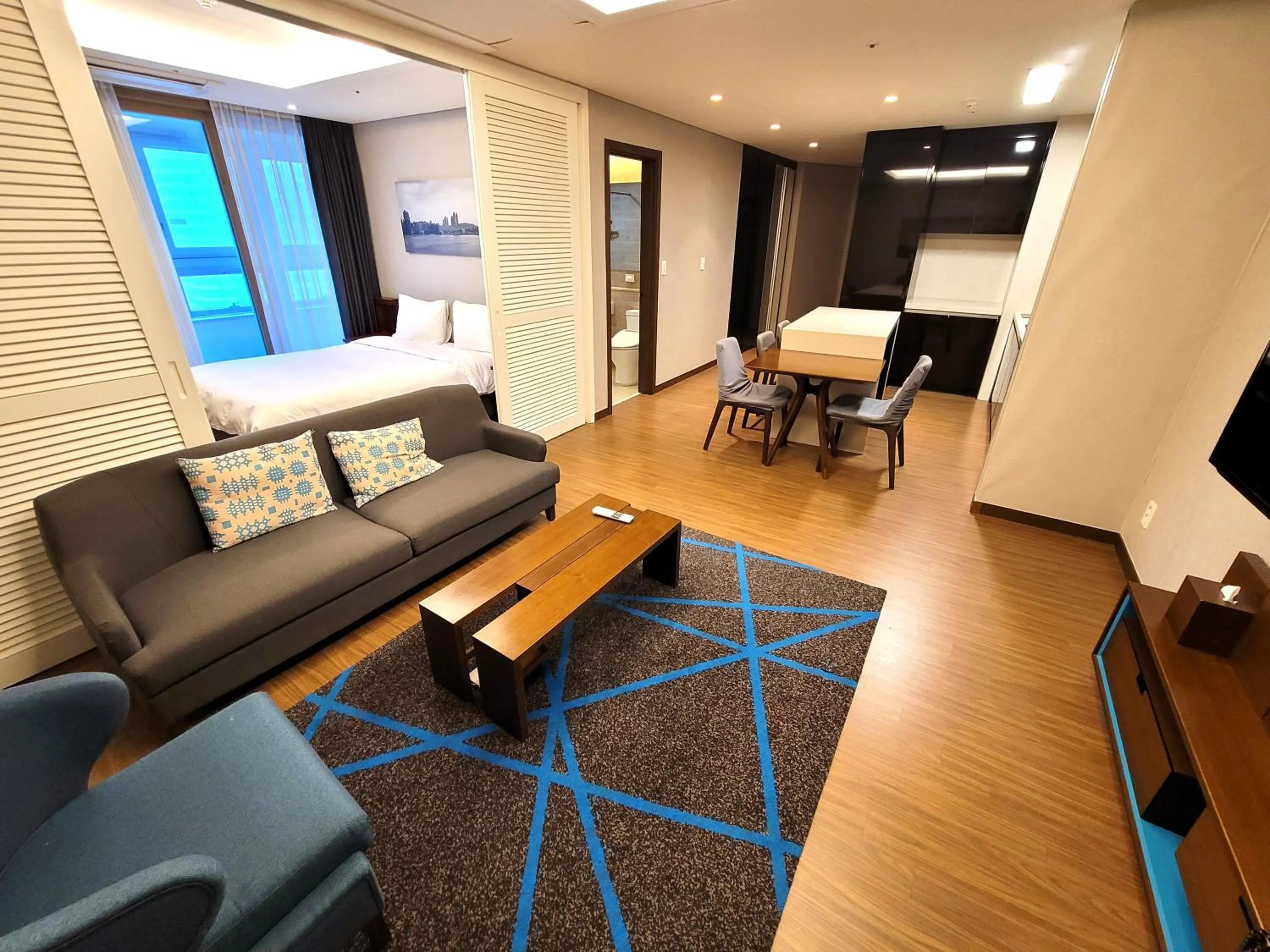 Living room in W Residence Hotel