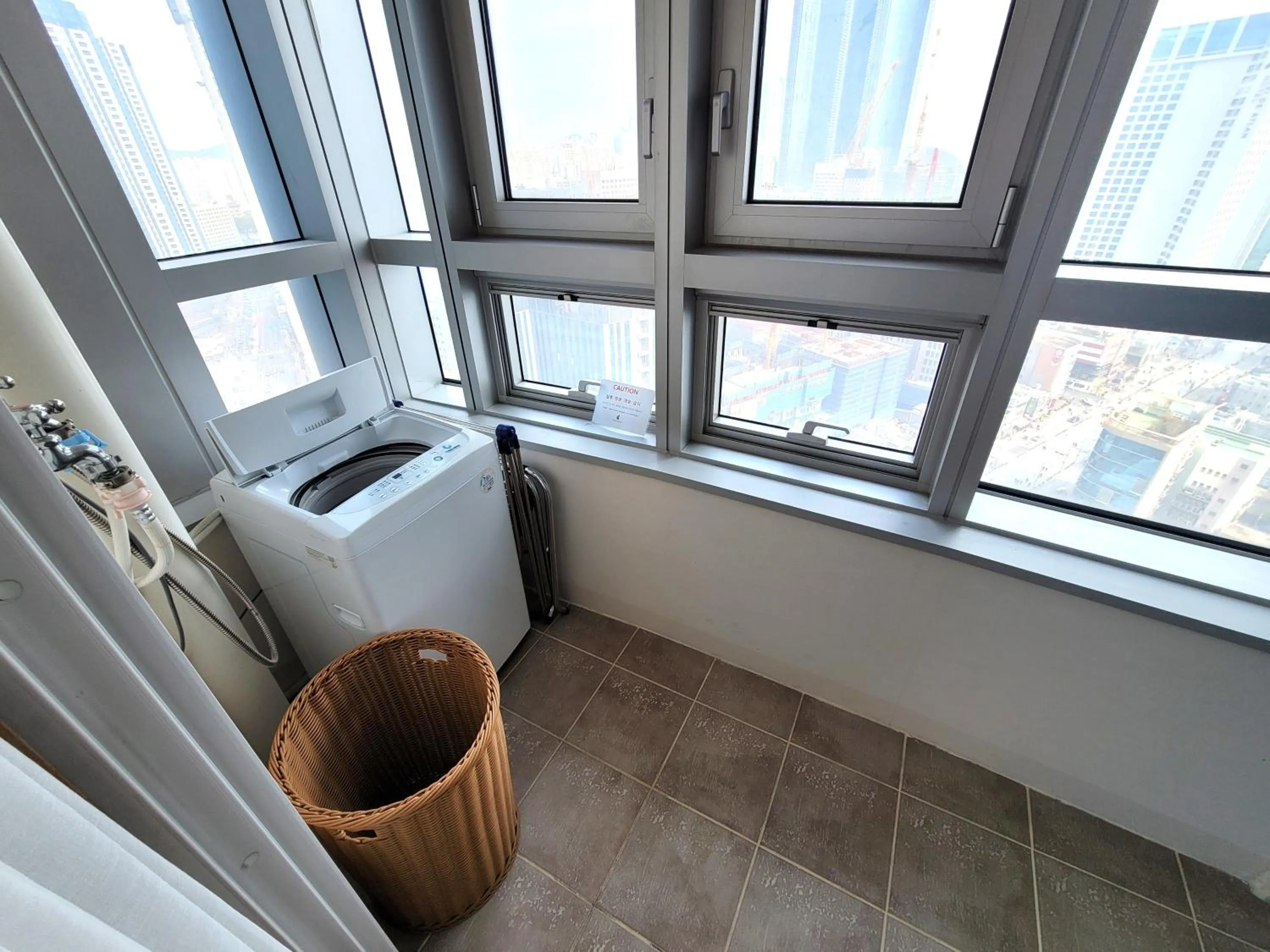 washing machine, Bed in W Residence Hotel
