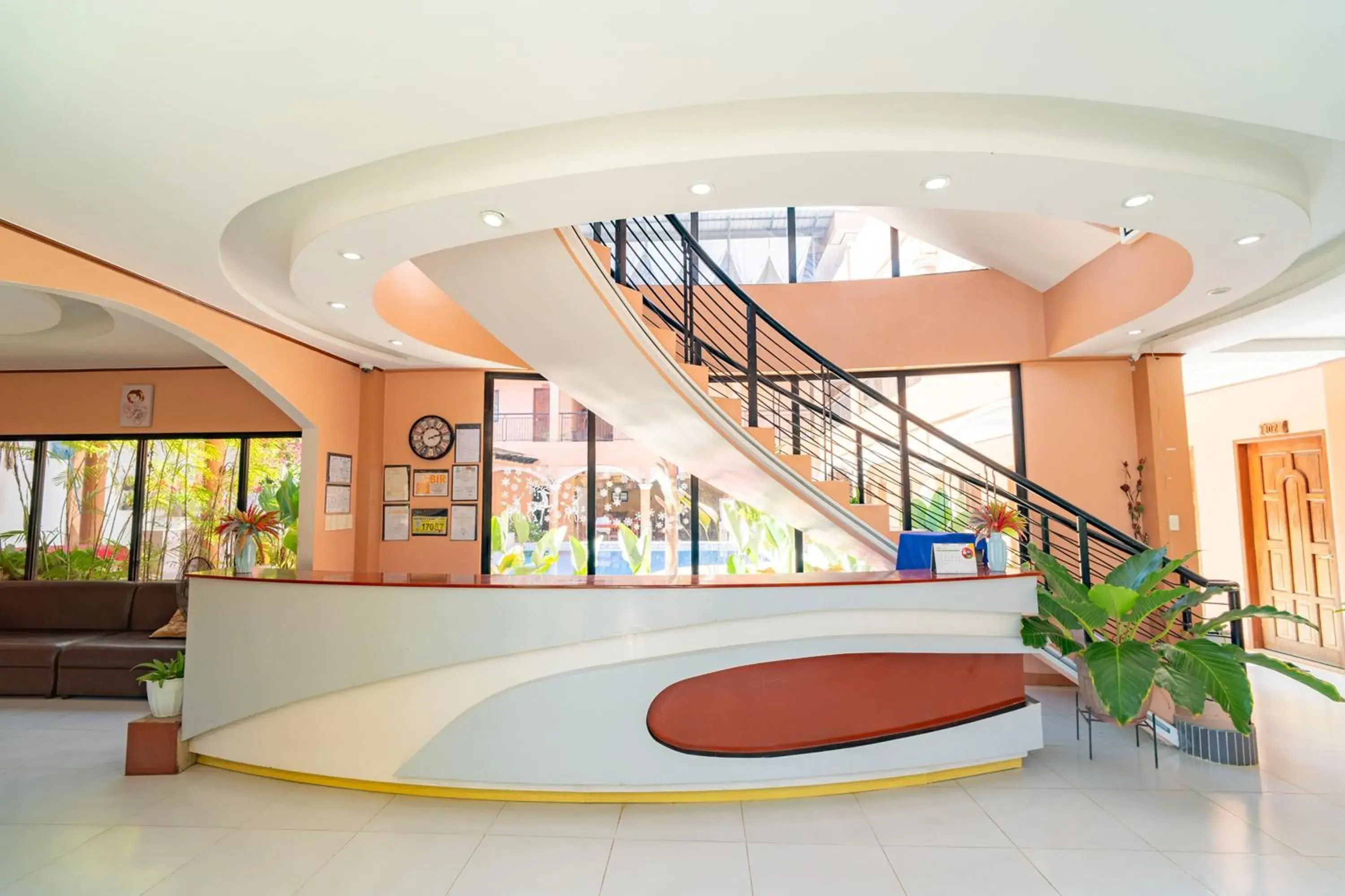 Lobby or reception in Dinah's Tourist Inn Puerto Princesa Lobby or reception in Dinah's Tourist Inn Puerto Princesa