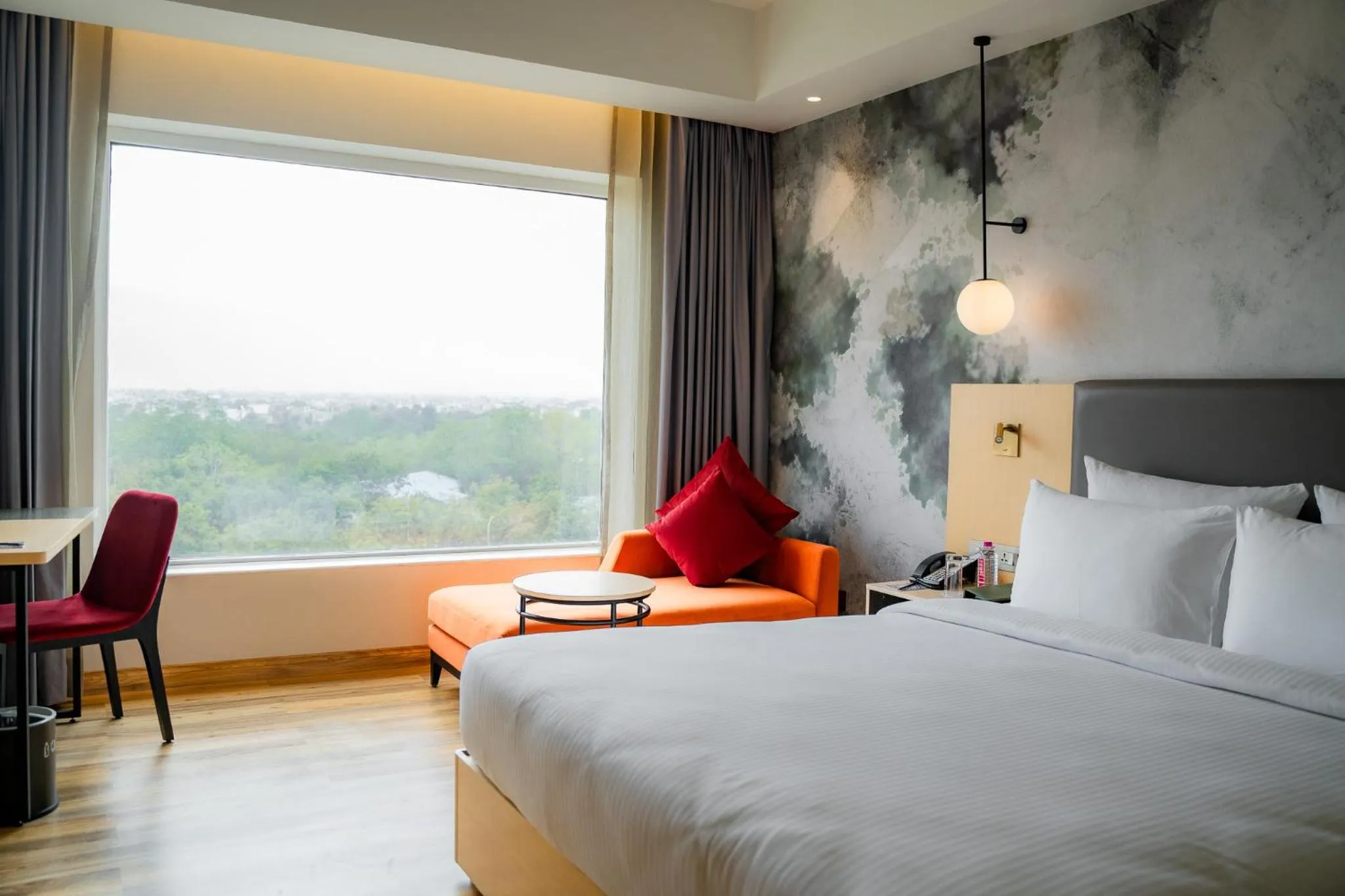 Bed in Novotel Jaipur Convention Centre