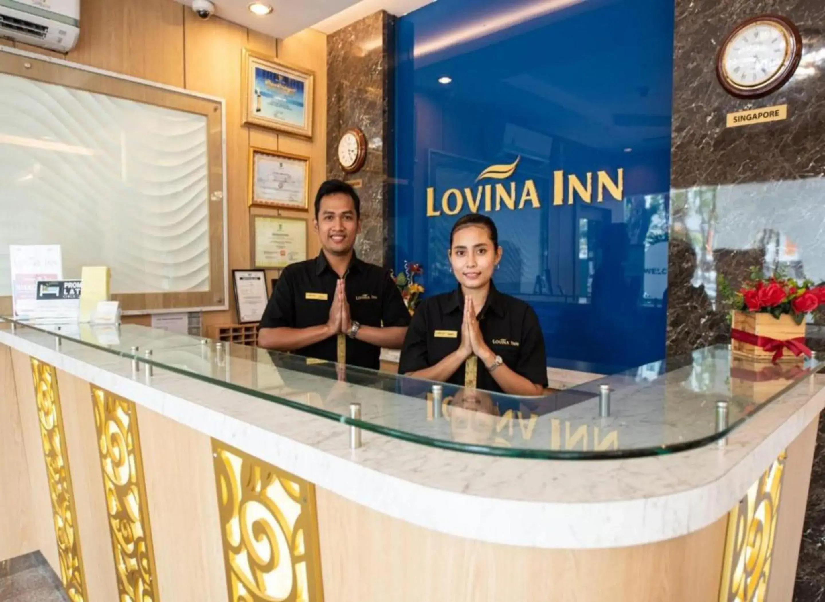 Lobby or reception in Lovina Inn Penuin Lobby or reception in Lovina Inn Penuin