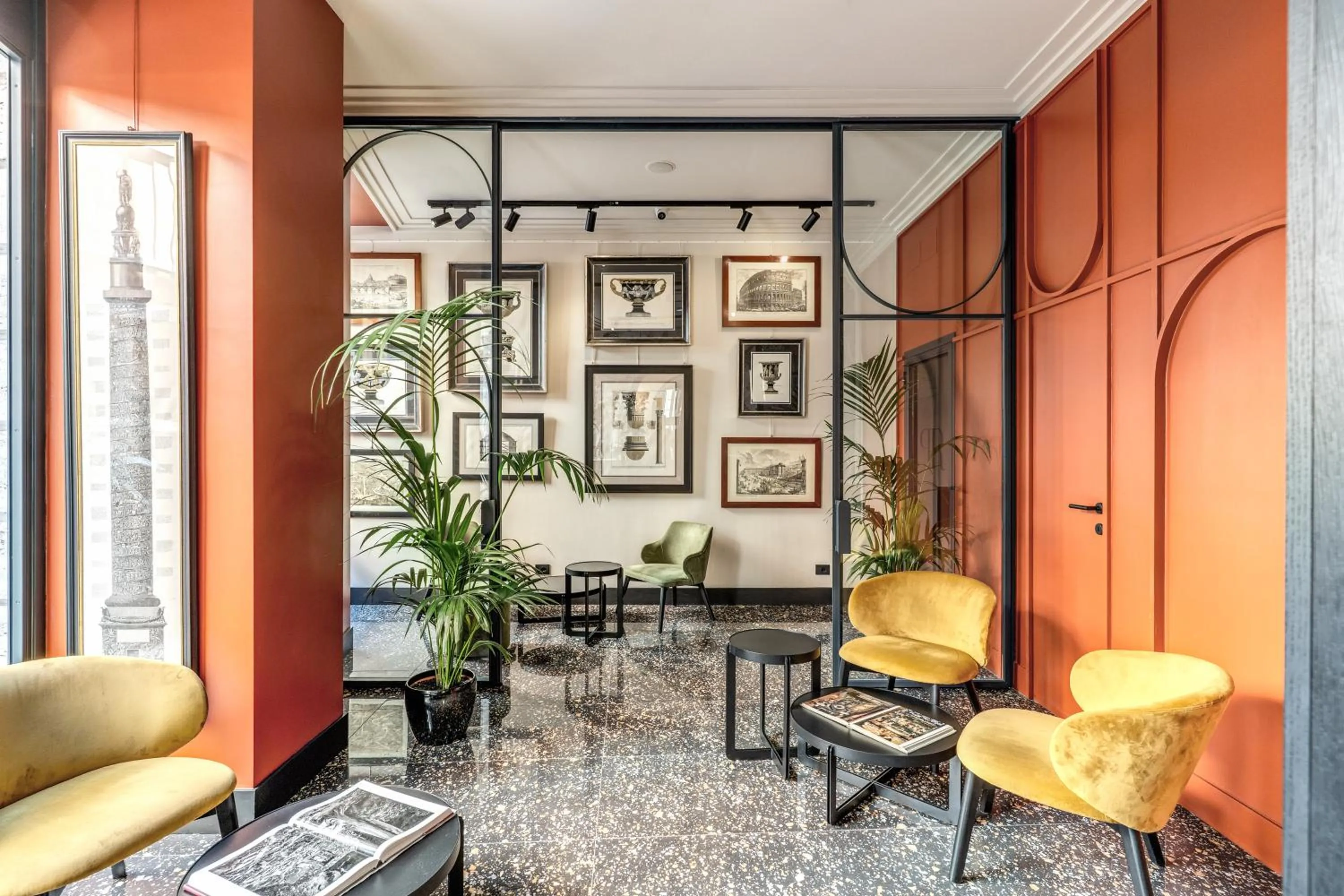 Lobby or reception in Residenza Piranesi Boutique Hotel