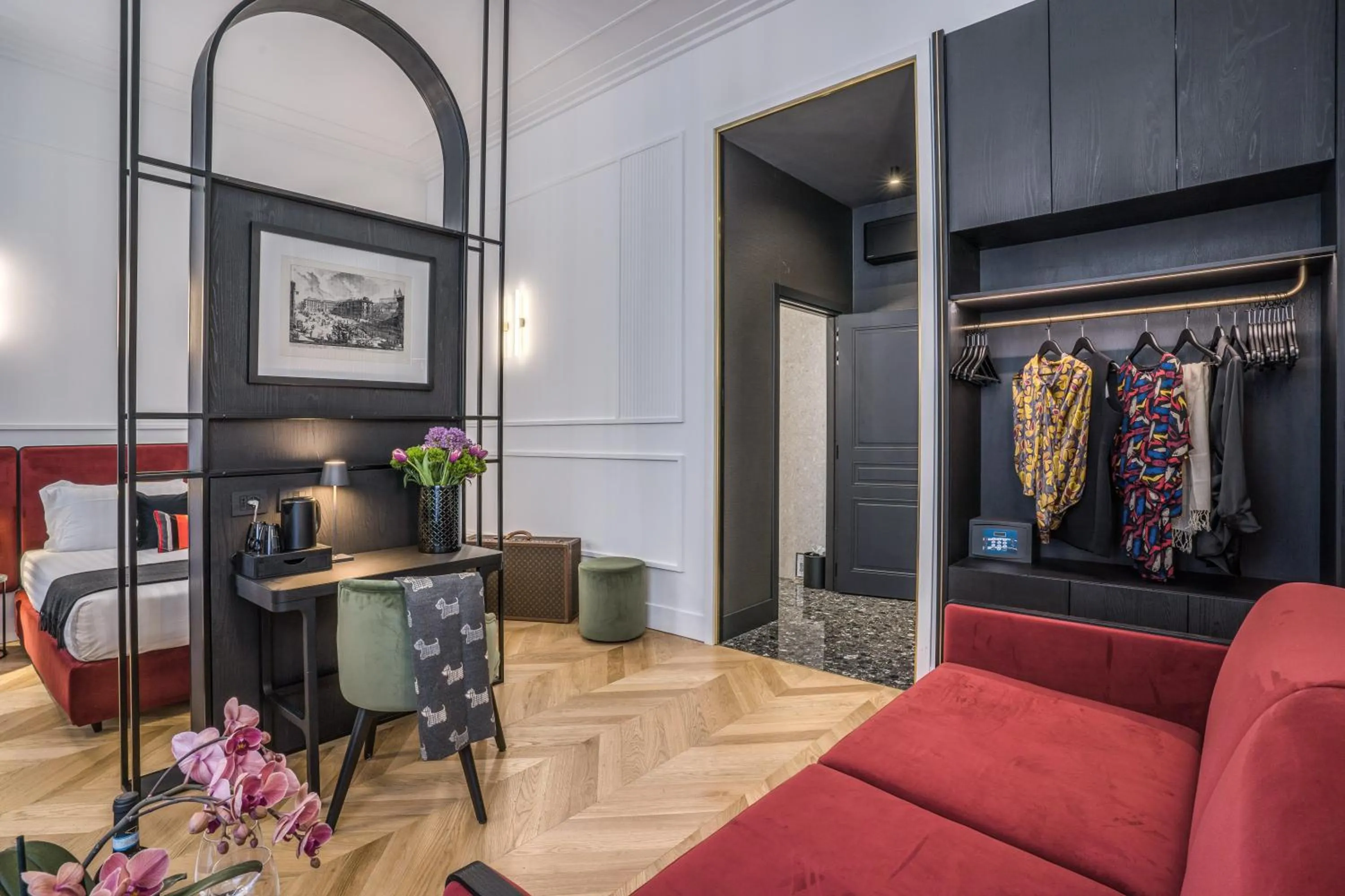 TV and multimedia in Residenza Piranesi Boutique Hotel