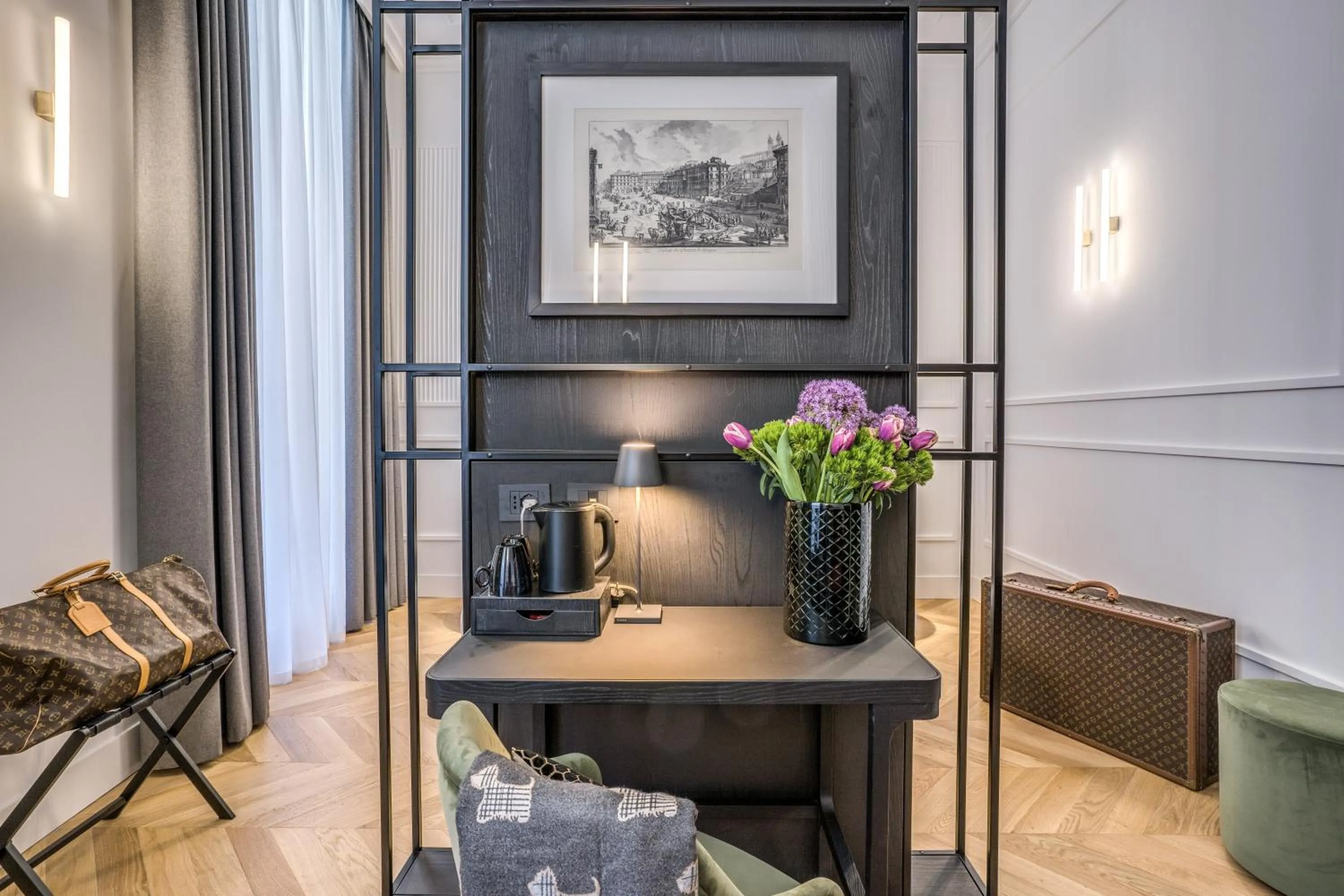 Living room in Residenza Piranesi Boutique Hotel