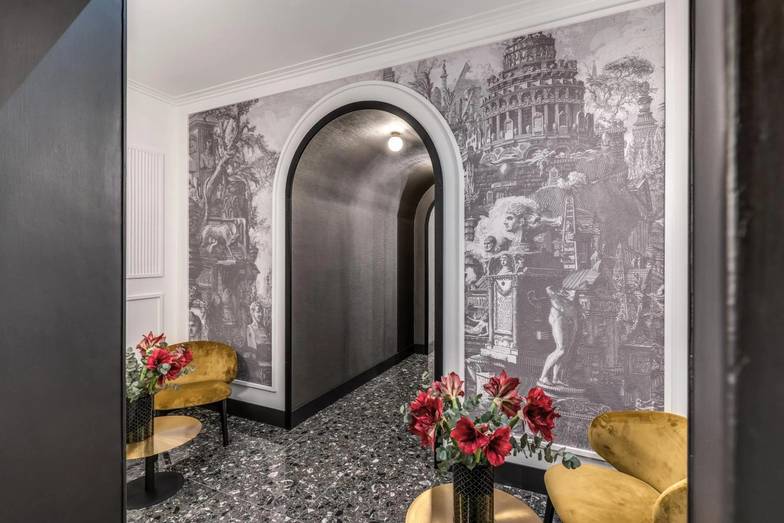 Lobby or reception in Residenza Piranesi Boutique Hotel