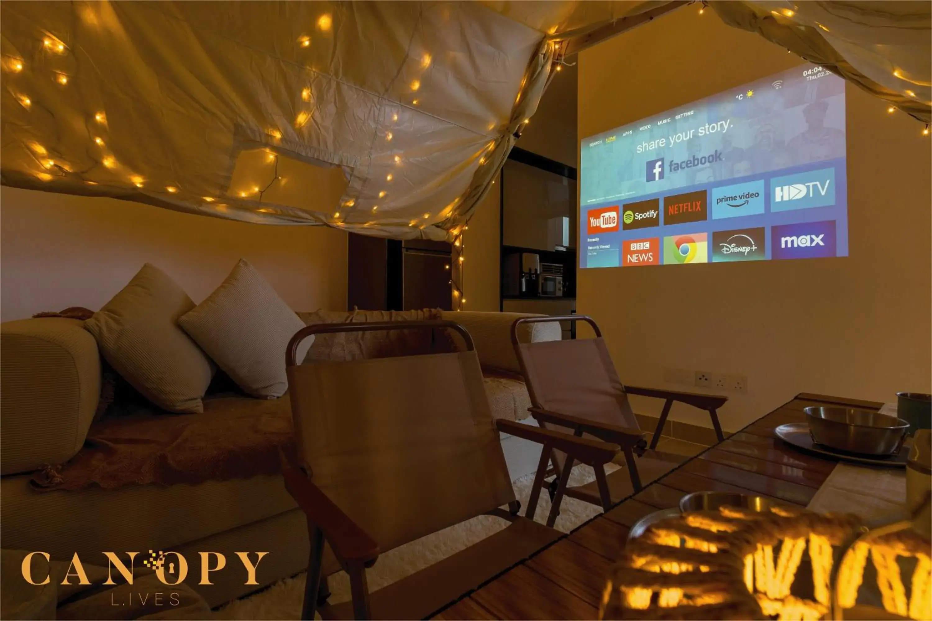 Living room in The Luxe & The Colony, KLCC Living room in The Luxe & The Colony, KLCC