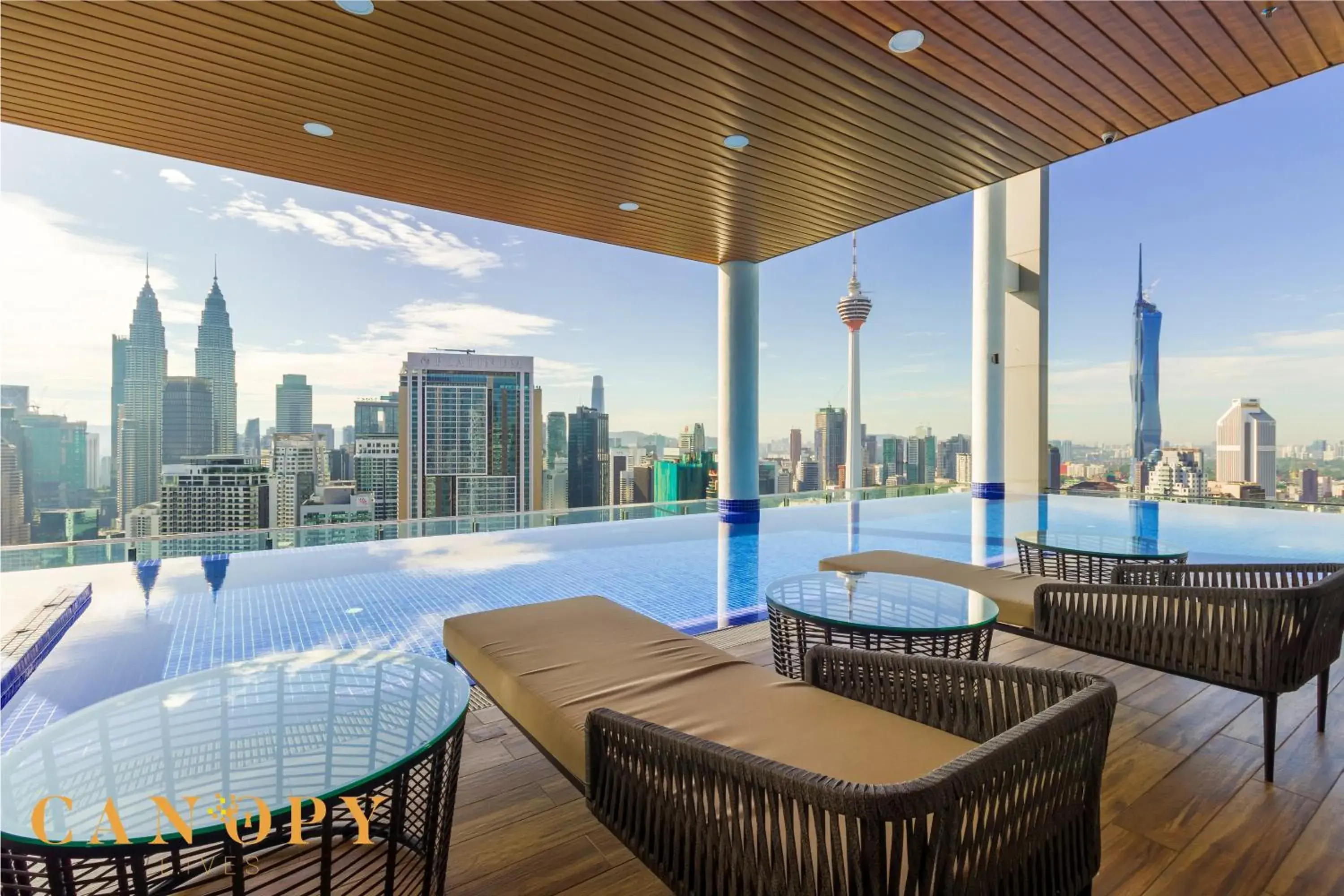 City view in The Luxe & The Colony, KLCC City view in The Luxe & The Colony, KLCC