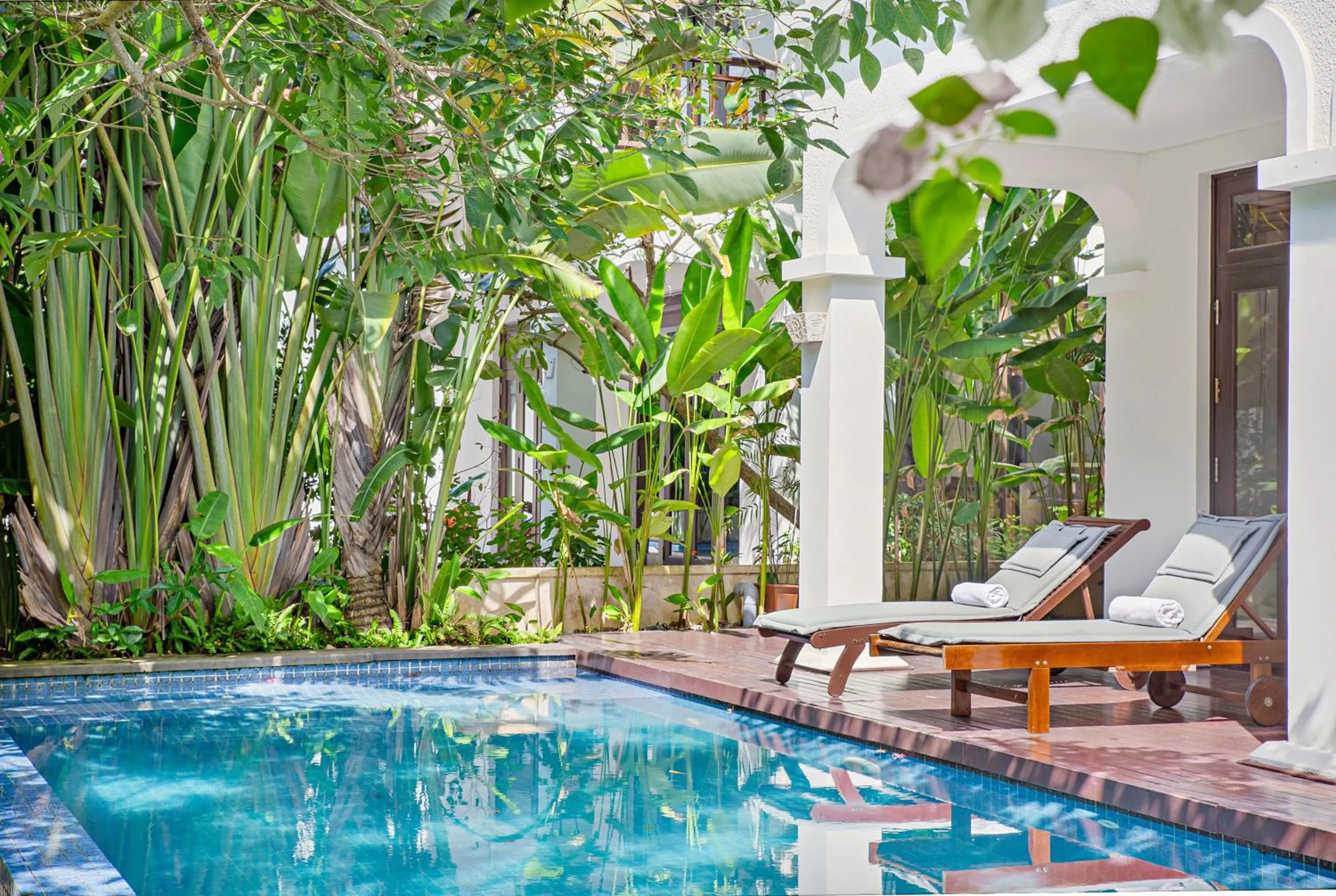 Patio in Purama Villas Resort Beachfront Da Nang