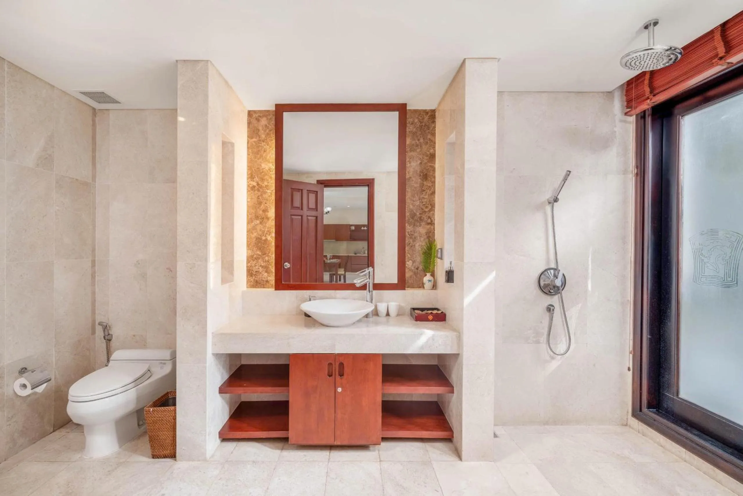 Shower in Purama Villas Resort Beachfront Da Nang