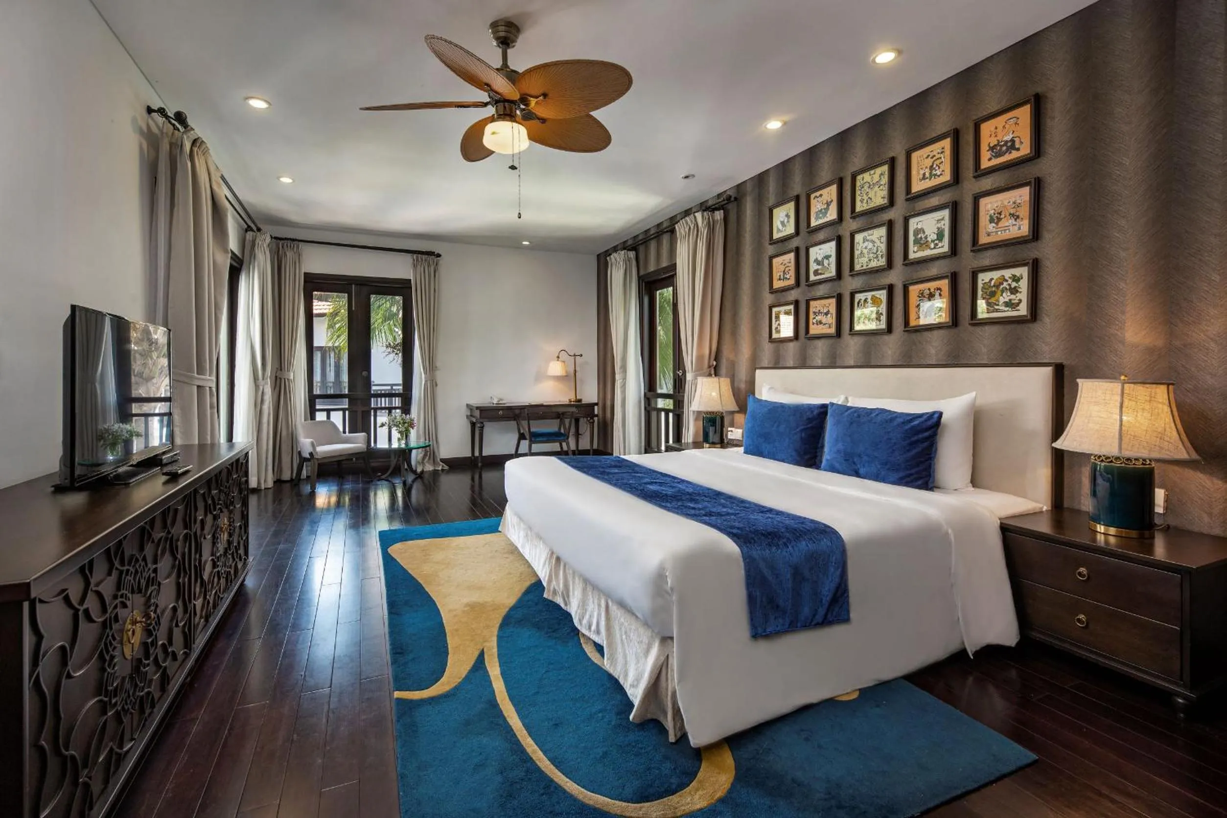 Communal lounge/ TV room, Bed in Purama Villas Resort Beachfront Da Nang