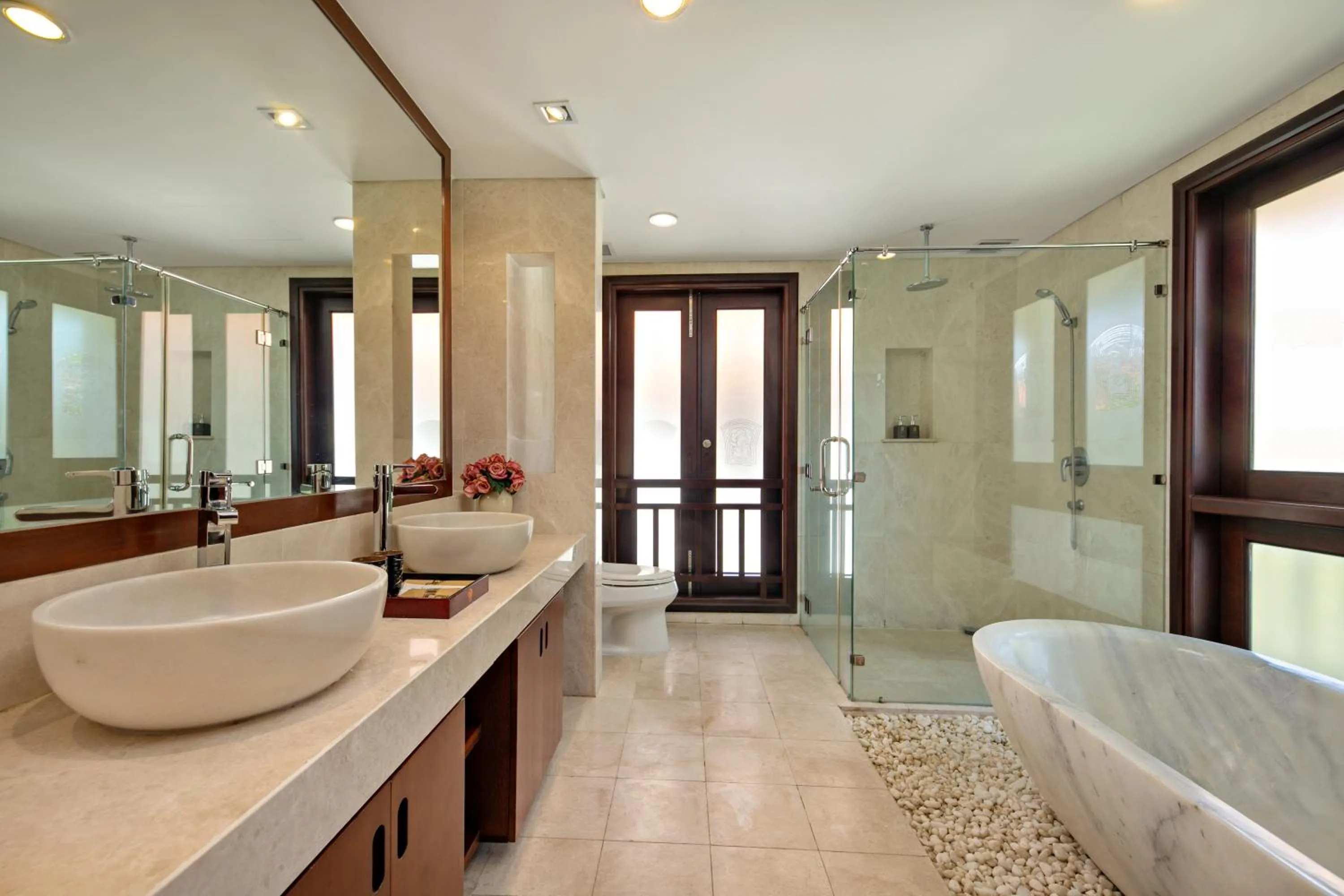 Shower in Purama Villas Resort Beachfront Da Nang