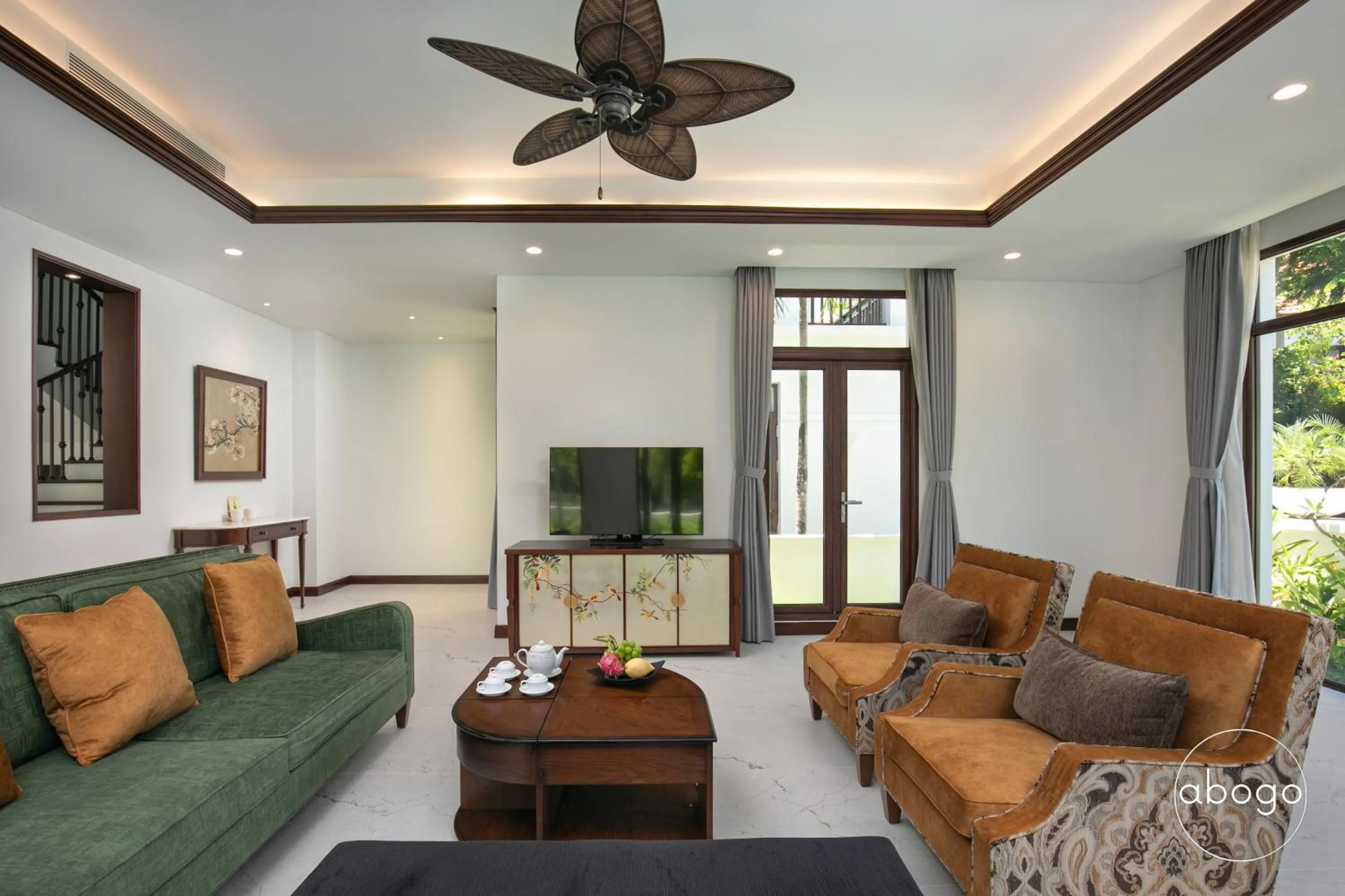 Communal lounge/ TV room in Purama Villas Resort Beachfront Da Nang