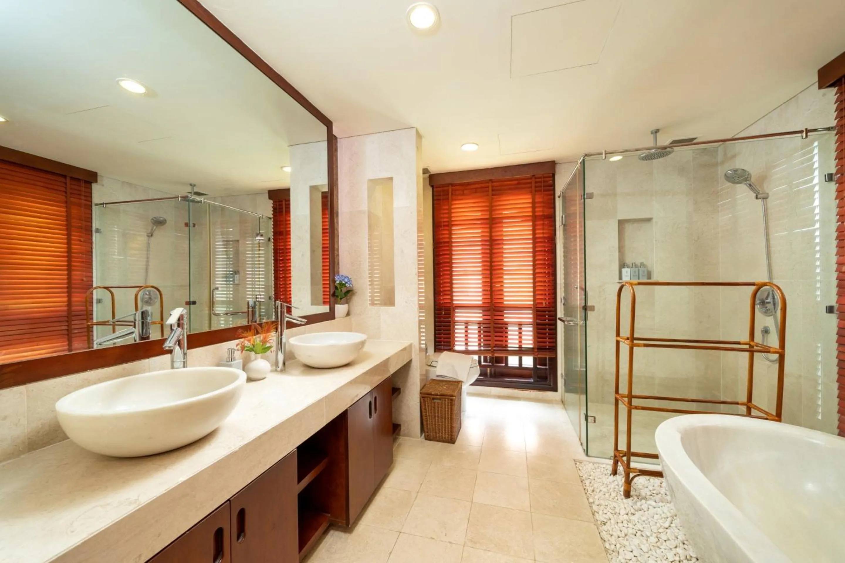 Shower in Purama Villas Resort Beachfront Da Nang