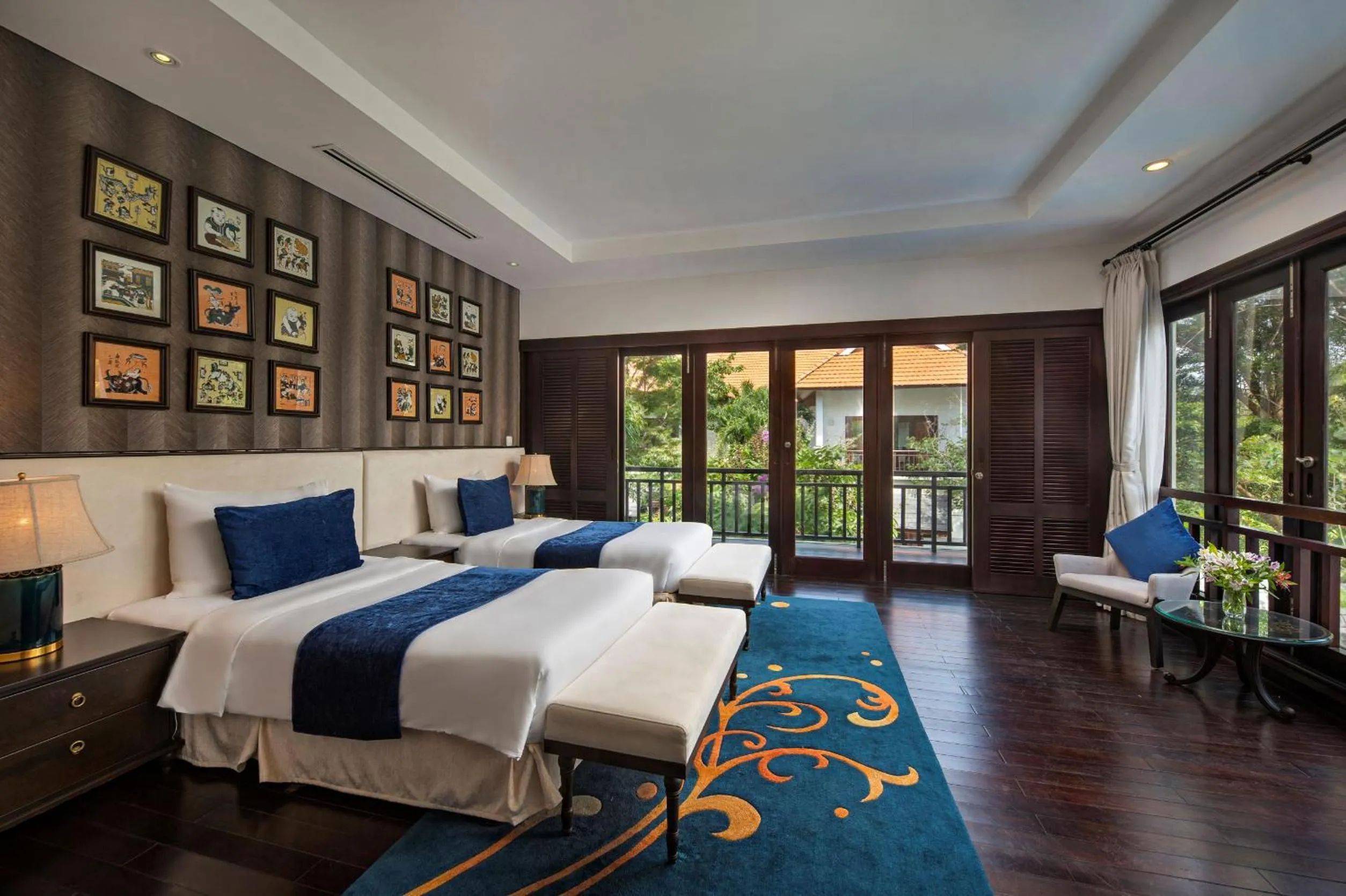 Bed in Purama Villas Resort Beachfront Da Nang
