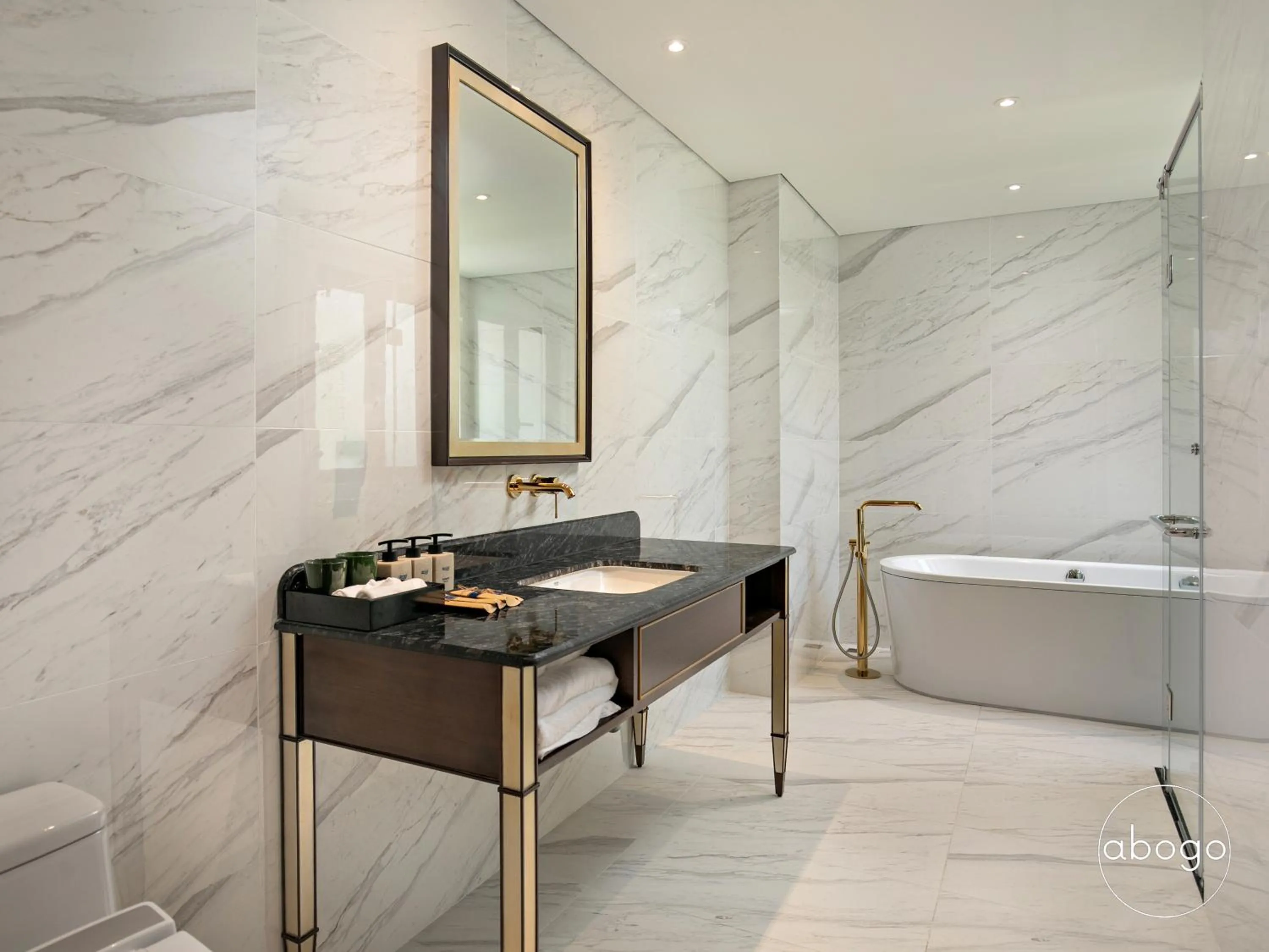 Shower in Purama Villas Resort Beachfront Da Nang