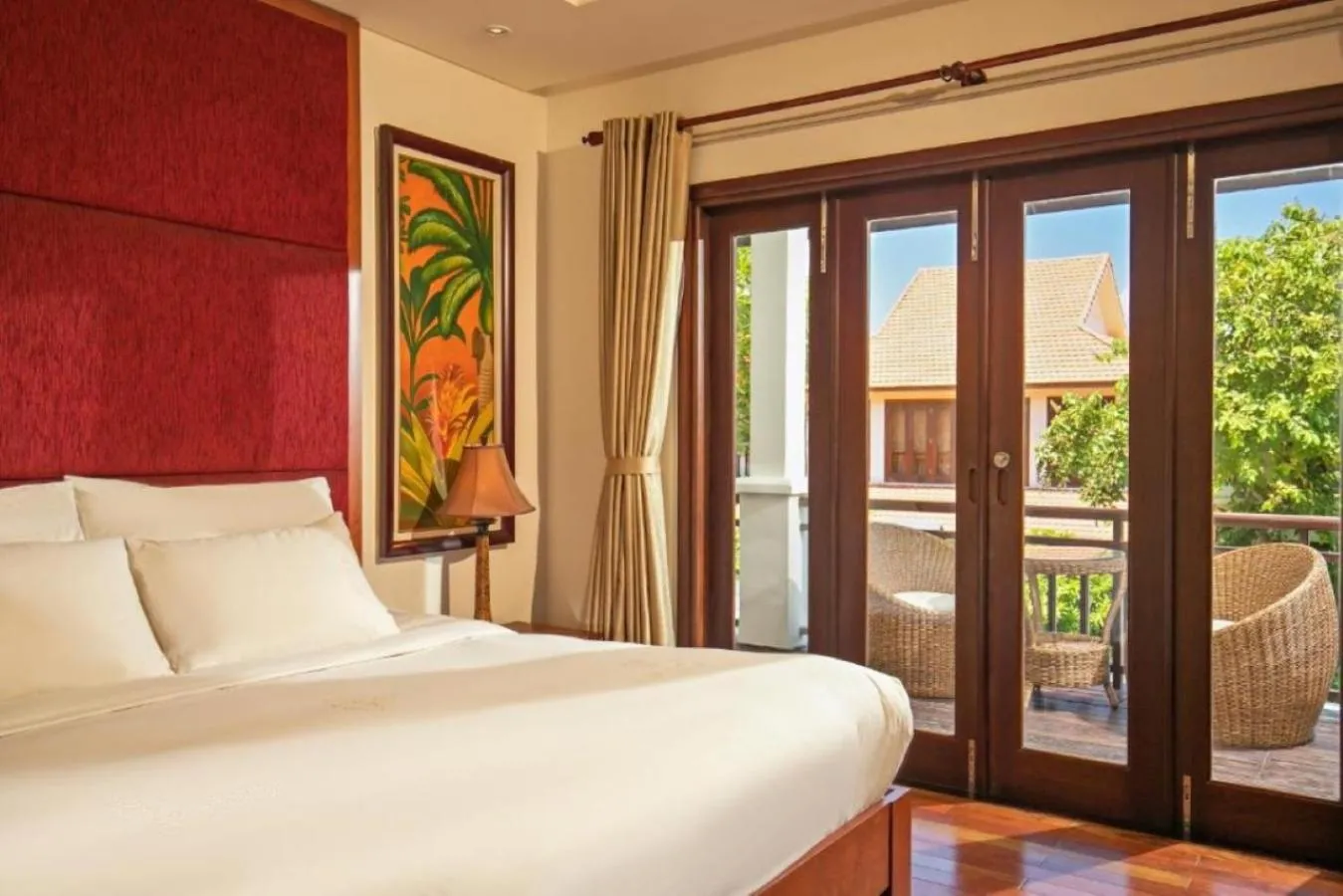 Patio, Bed in Purama Villas Resort Beachfront Da Nang
