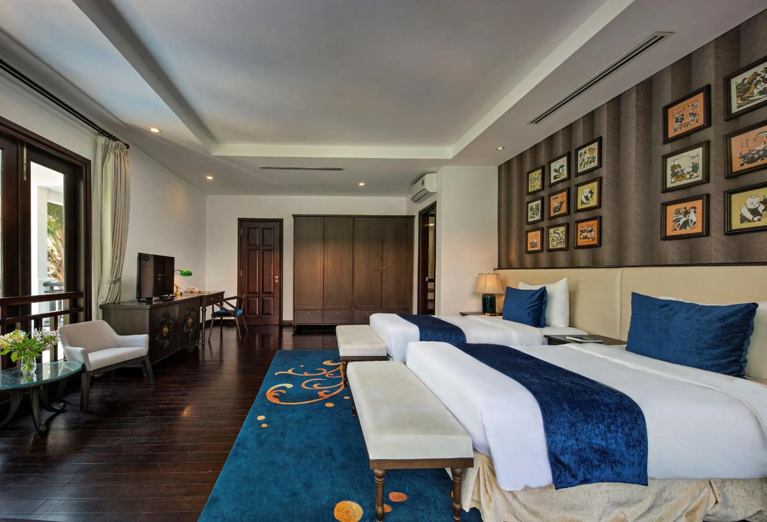 Bed in Purama Villas Resort Beachfront Da Nang