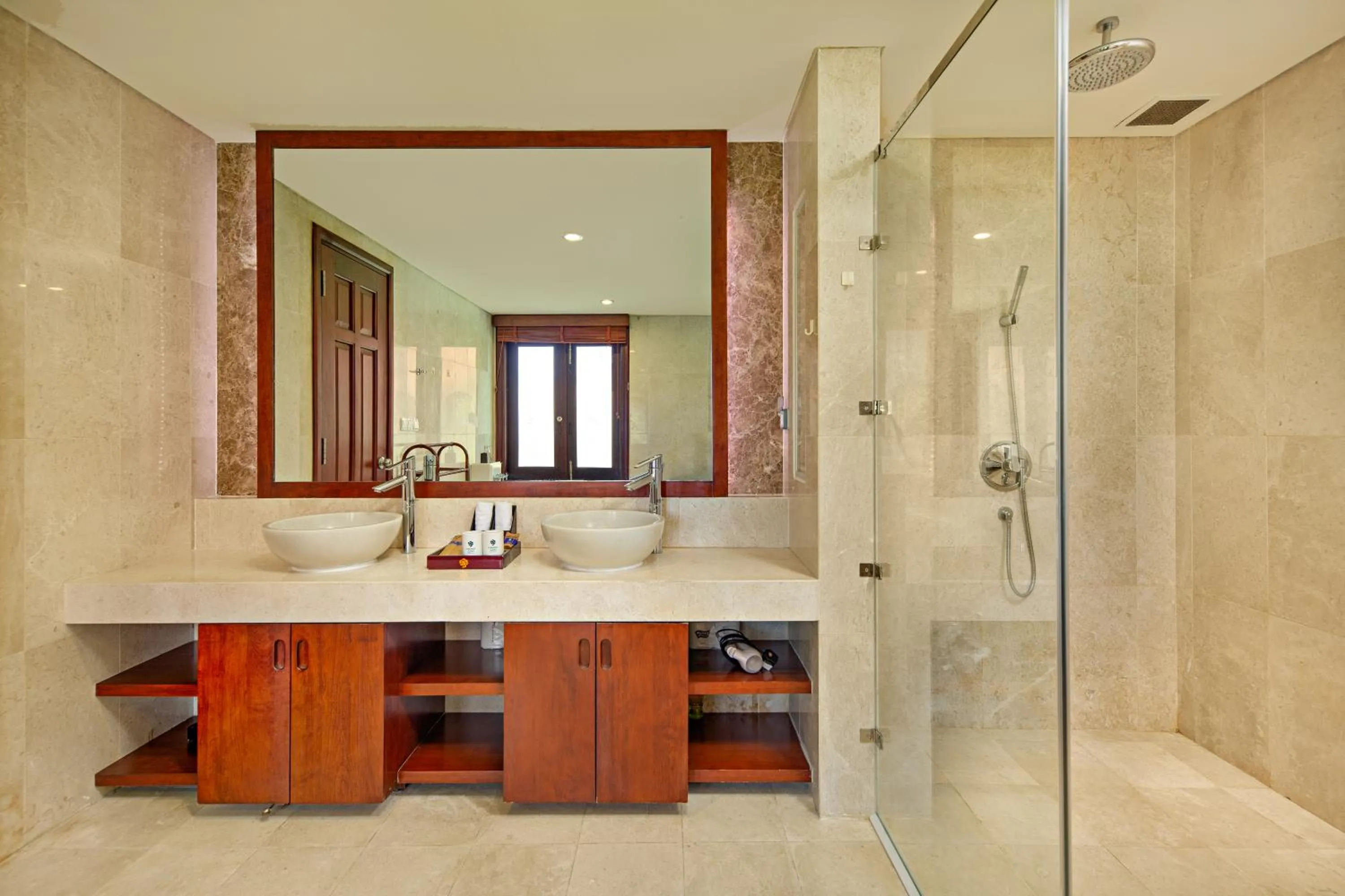 Shower in Purama Villas Resort Beachfront Da Nang