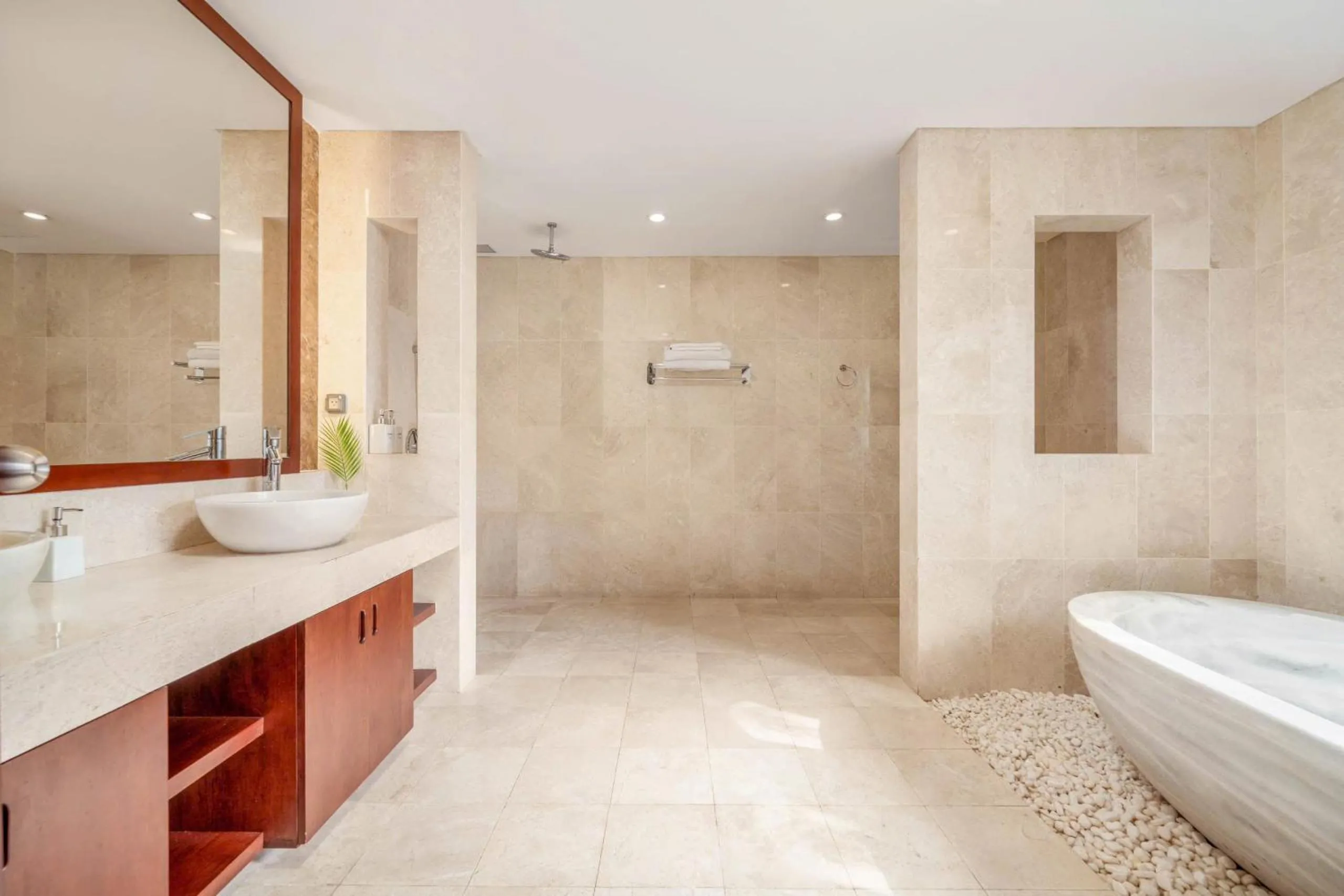 Shower in Purama Villas Resort Beachfront Da Nang