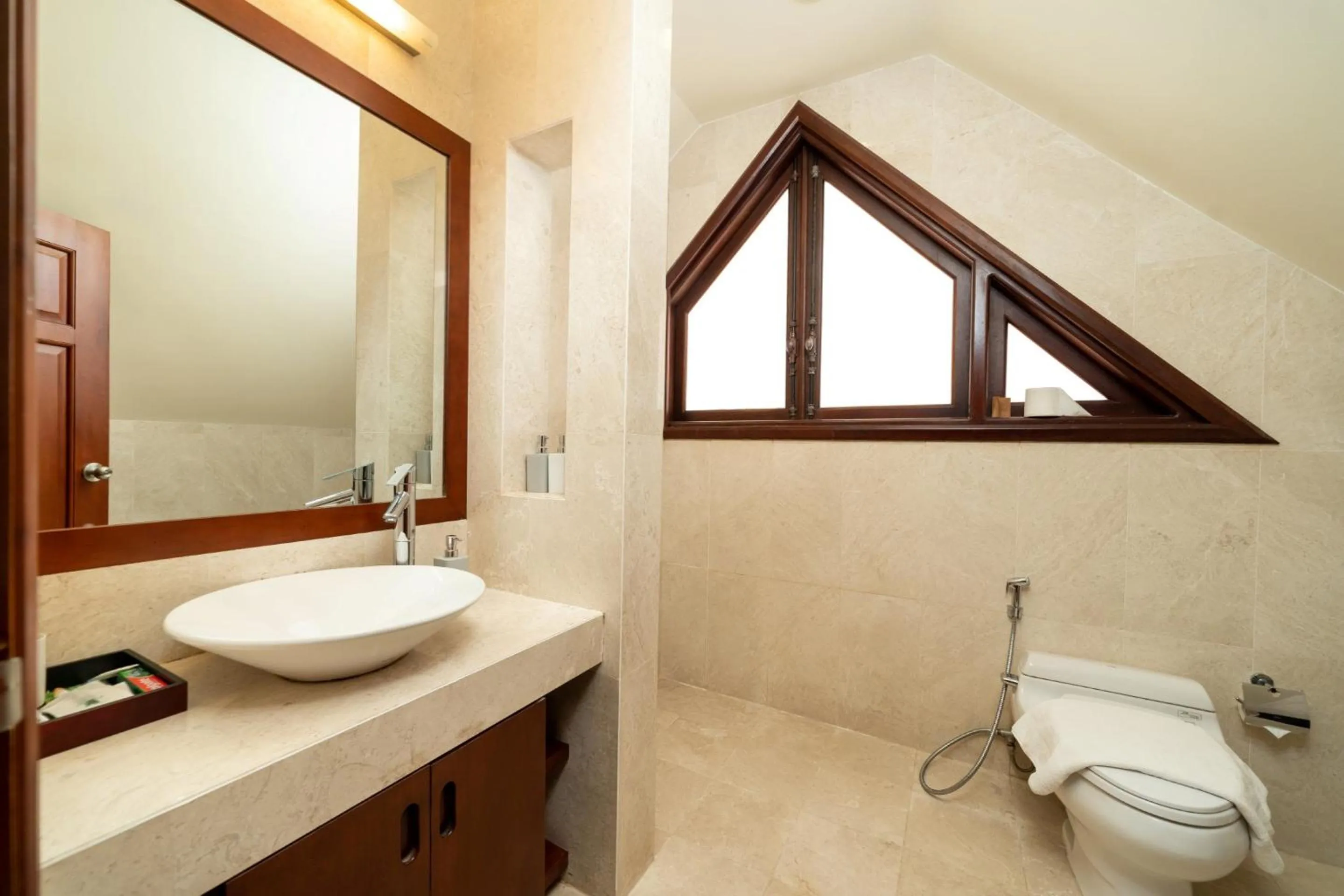 Shower in Purama Villas Resort Beachfront Da Nang