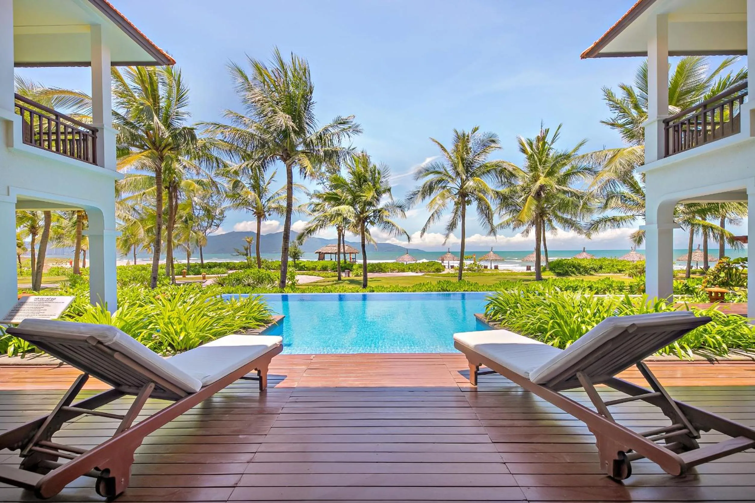 Patio in Purama Villas Resort Beachfront Da Nang