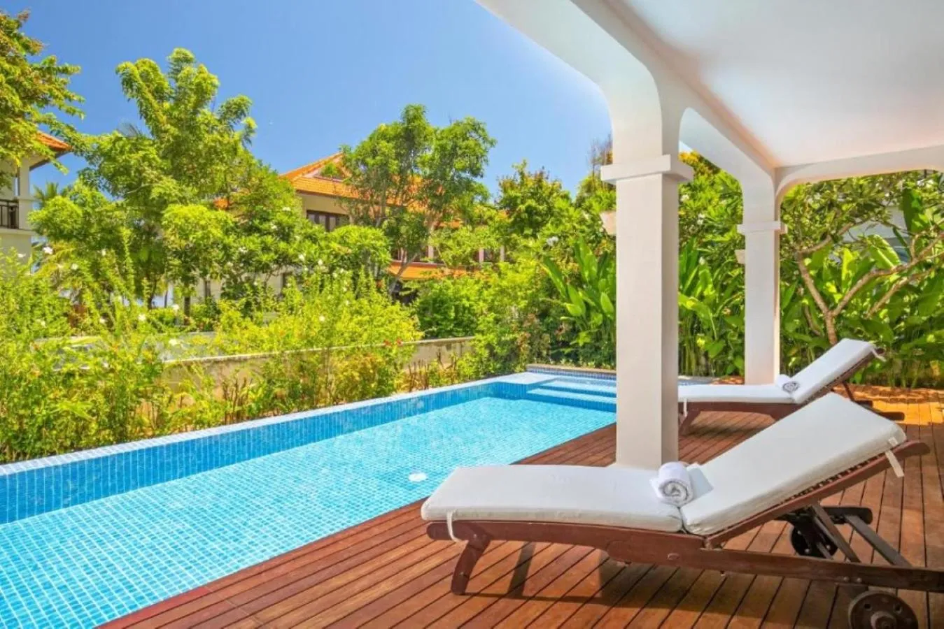 Patio in Purama Villas Resort Beachfront Da Nang