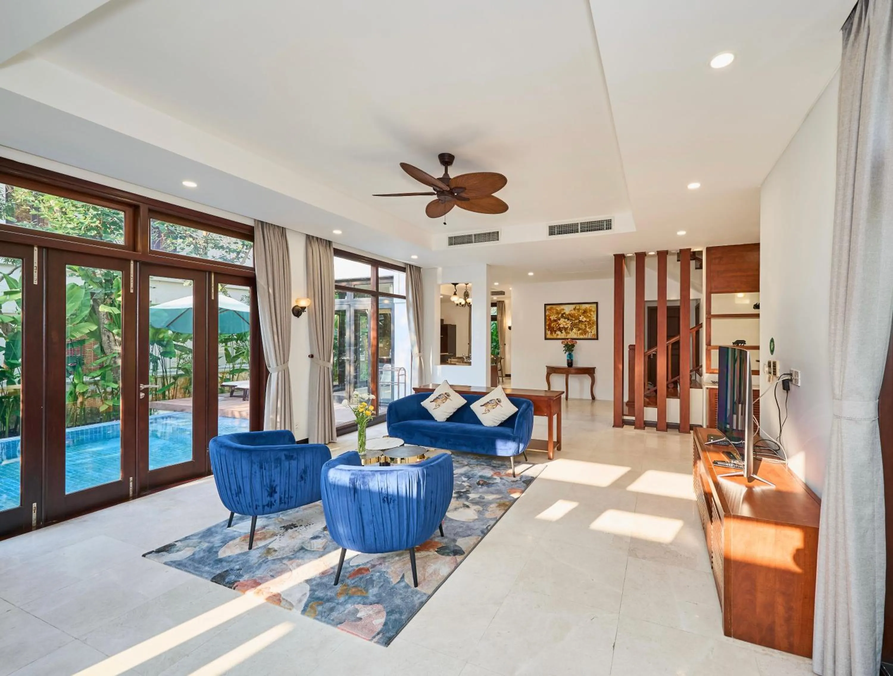 Living room in Purama Villas Resort Beachfront Da Nang