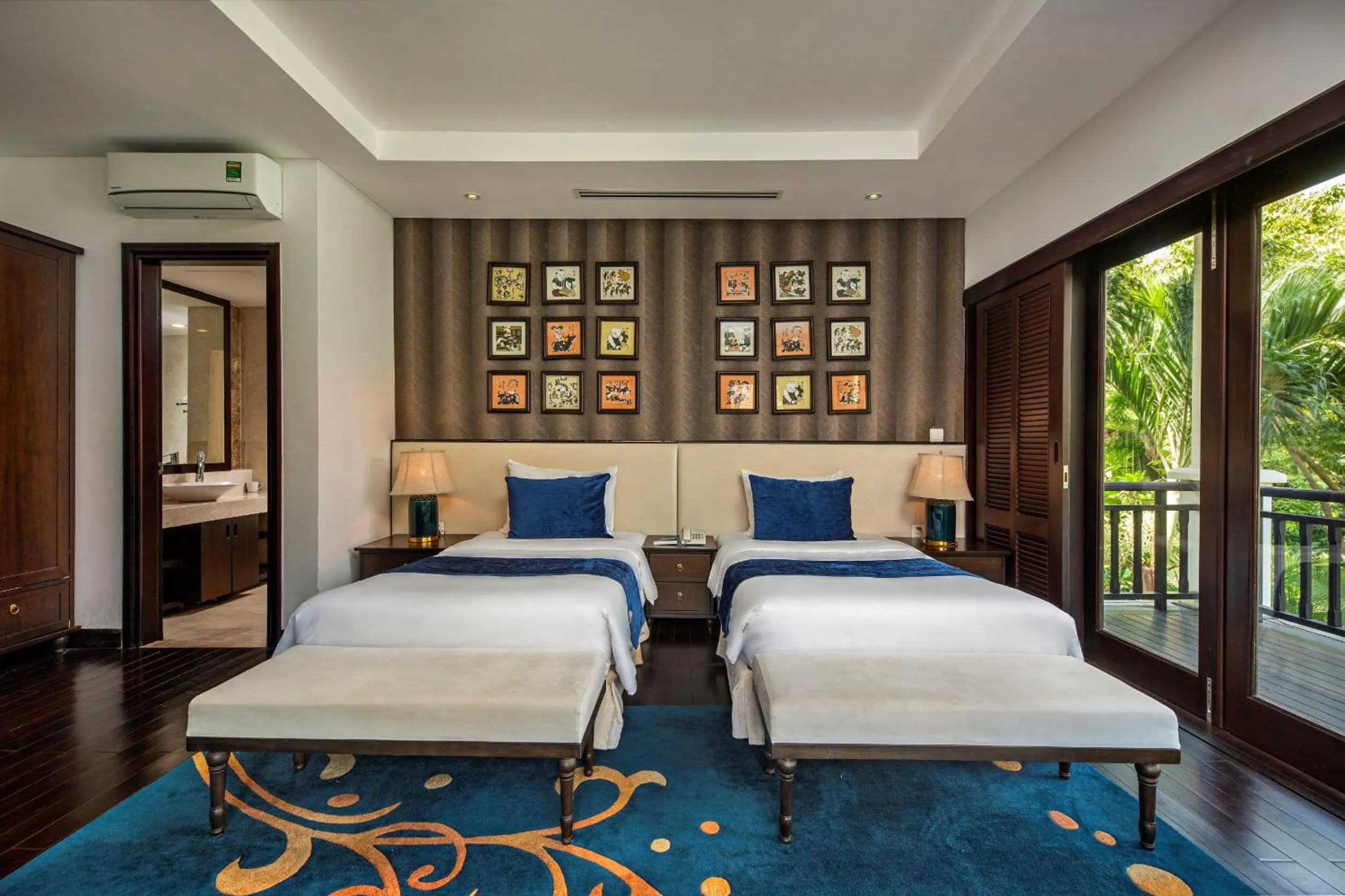 Bed in Purama Villas Resort Beachfront Da Nang