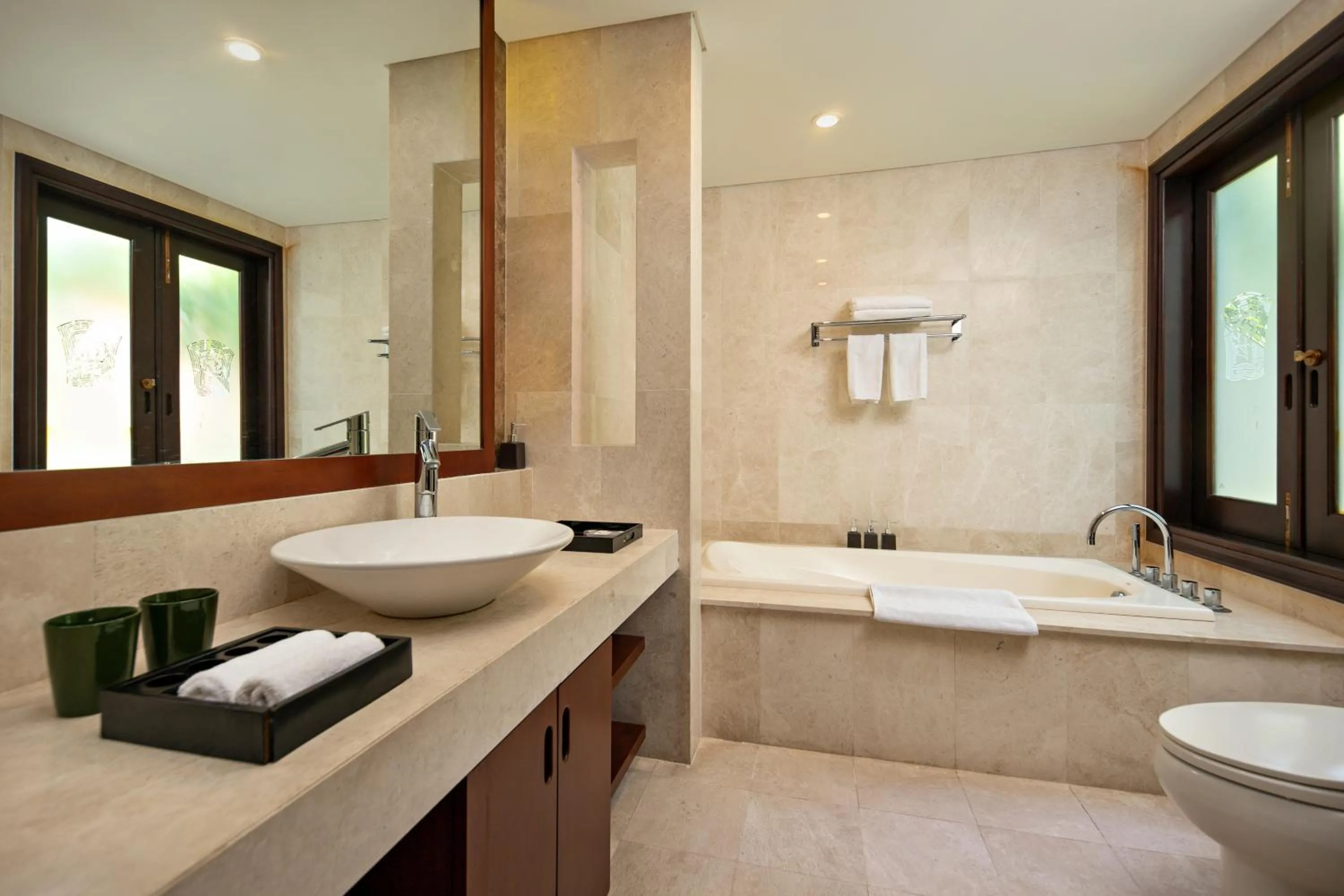 Shower in Purama Villas Resort Beachfront Da Nang