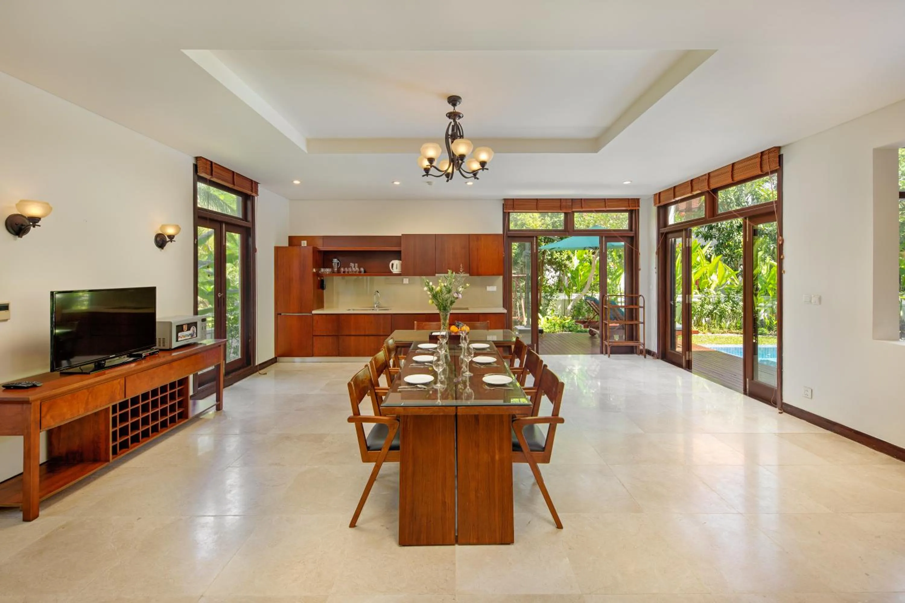 Communal lounge/ TV room in Purama Villas Resort Beachfront Da Nang