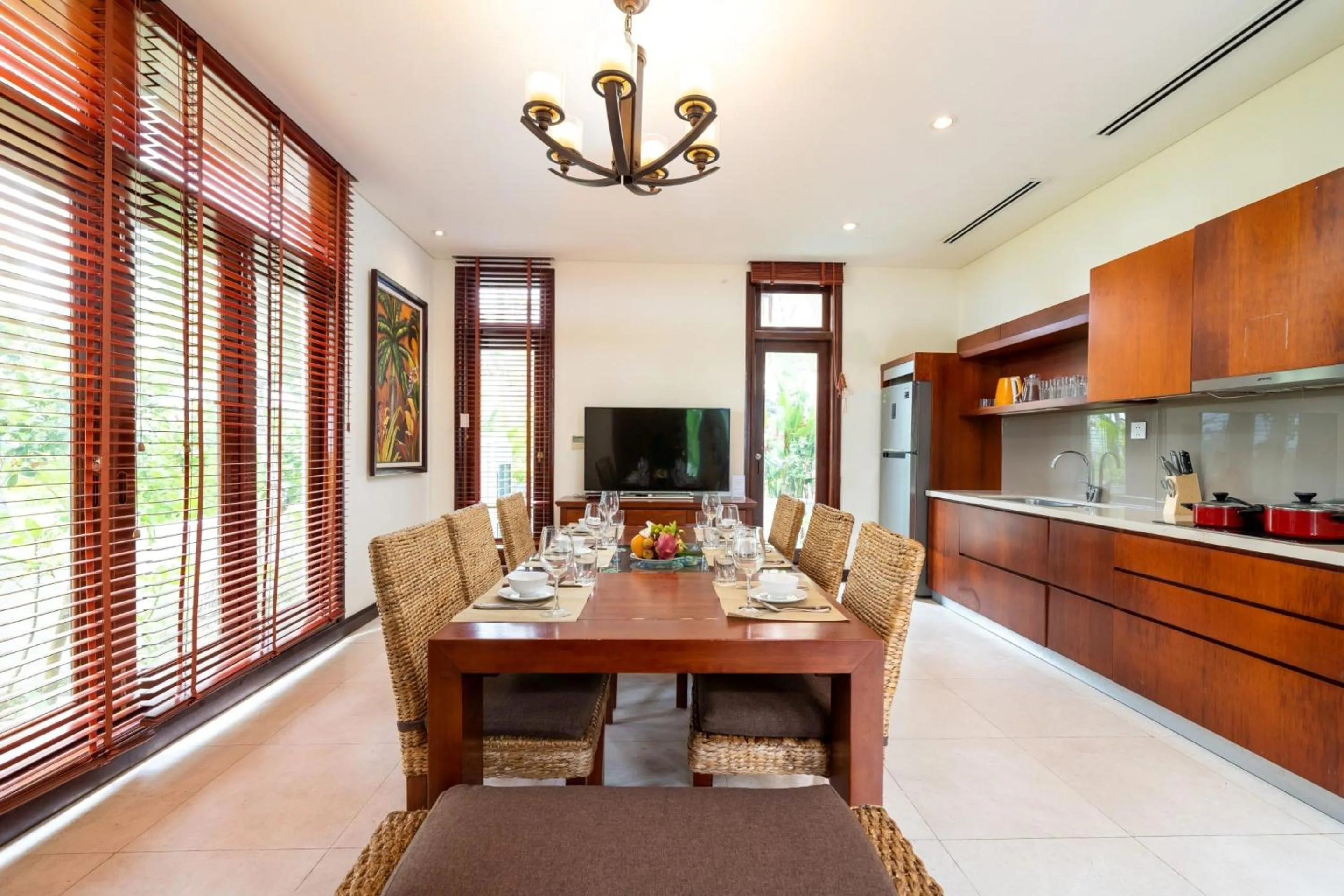 Communal lounge/ TV room in Purama Villas Resort Beachfront Da Nang