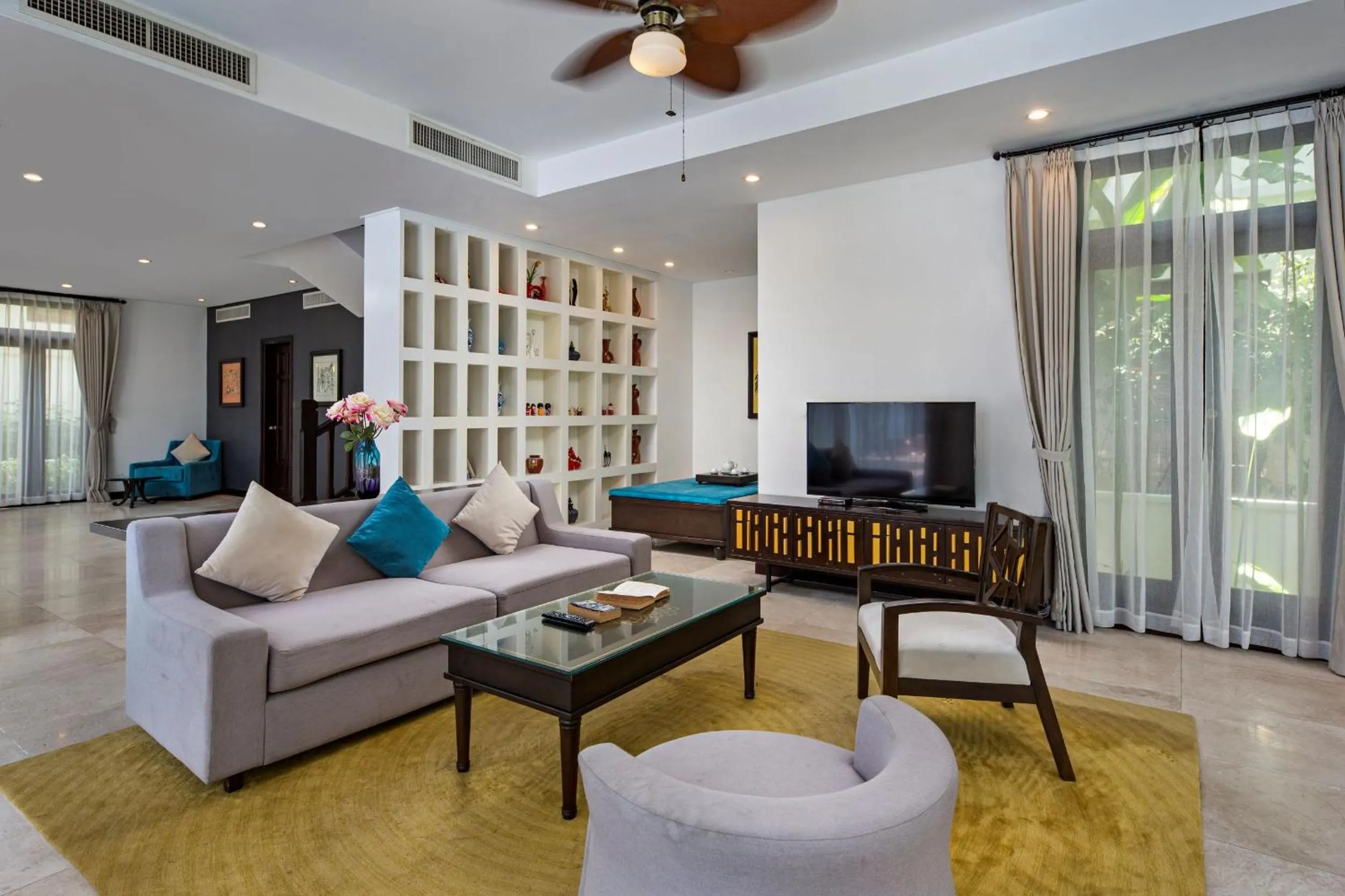 Communal lounge/ TV room in Purama Villas Resort Beachfront Da Nang