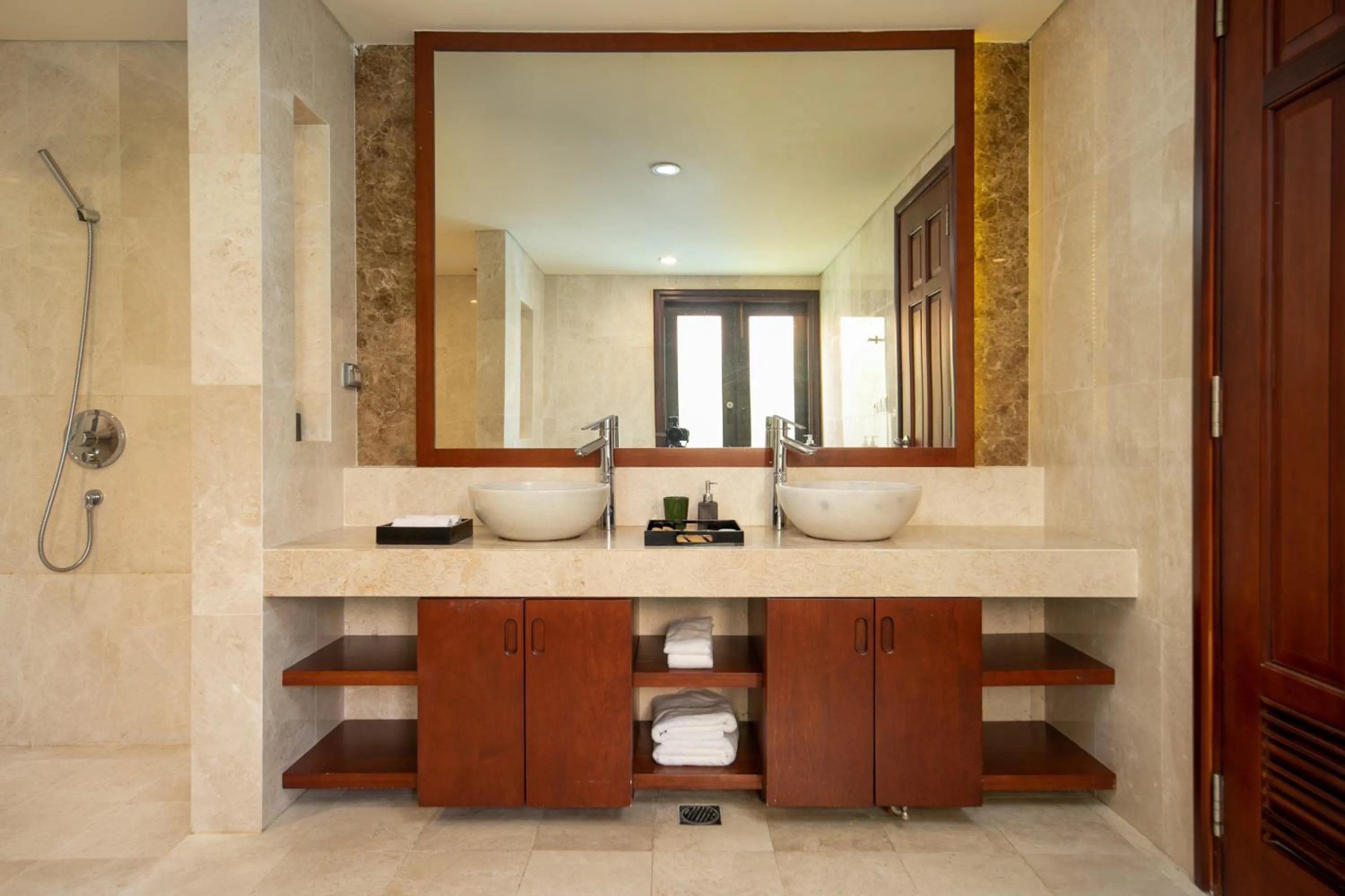 Shower in Purama Villas Resort Beachfront Da Nang