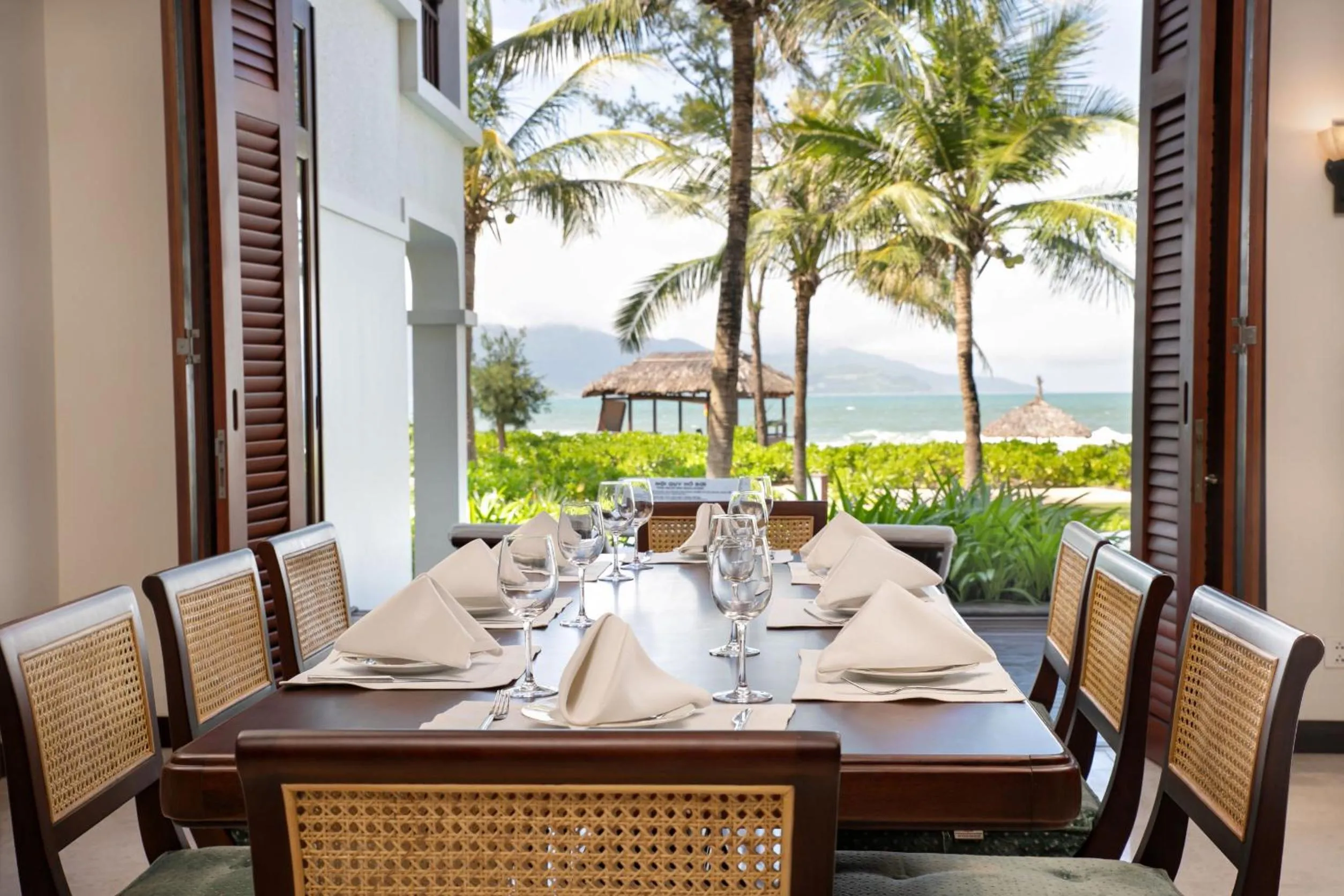 Patio in Purama Villas Resort Beachfront Da Nang