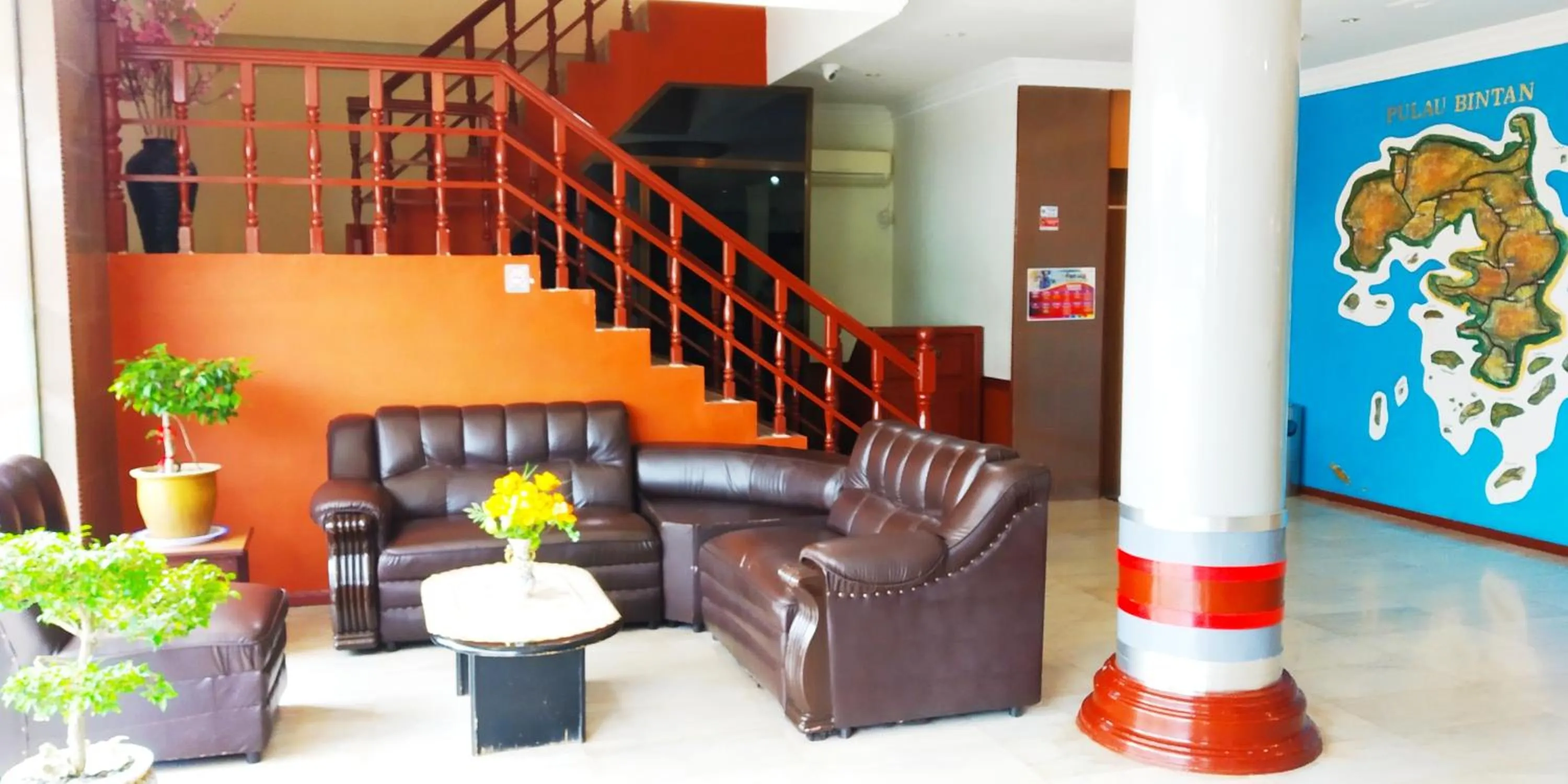 Seating area in Paradise Hotel