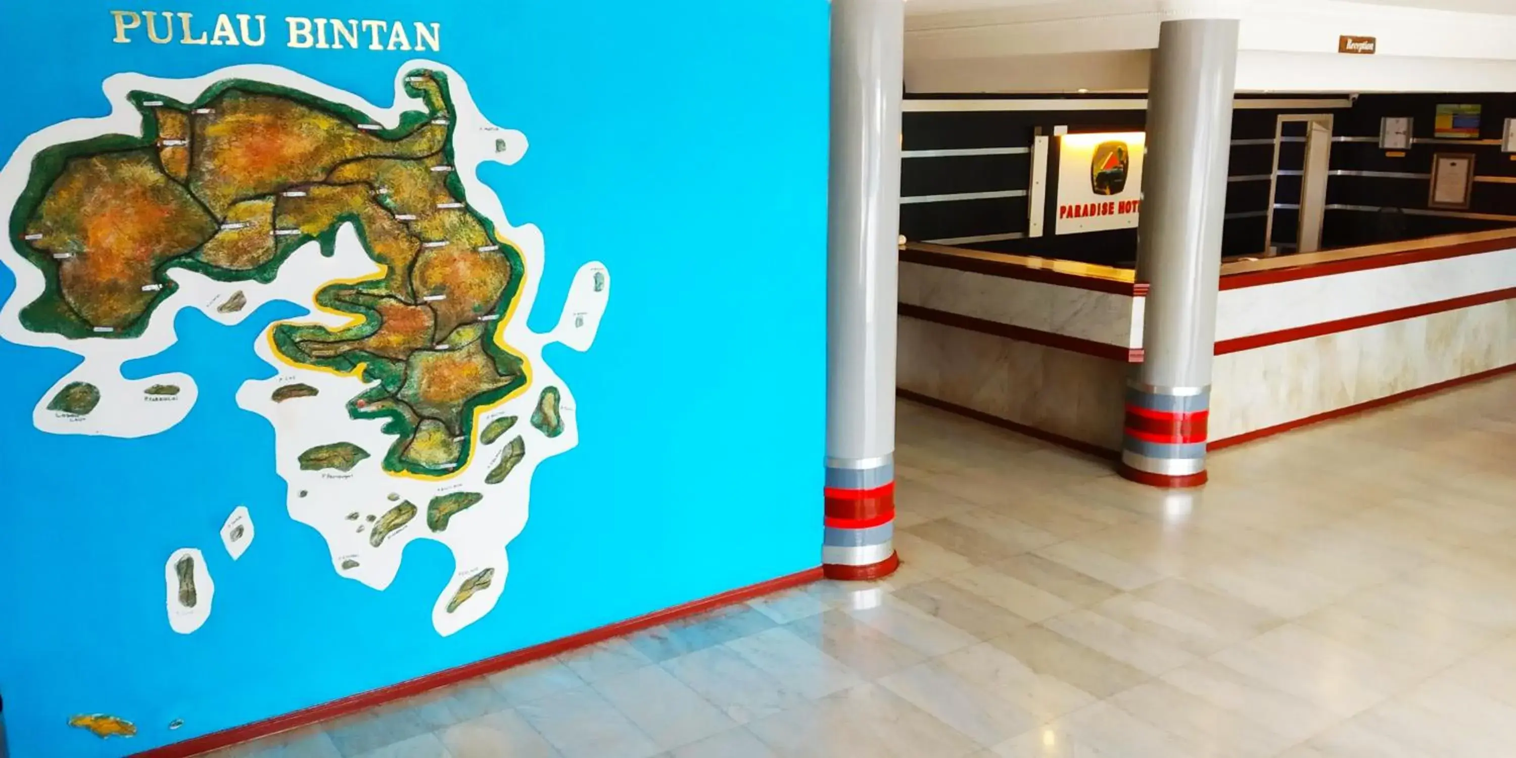 Lobby or reception in Paradise Hotel Lobby or reception in Paradise Hotel