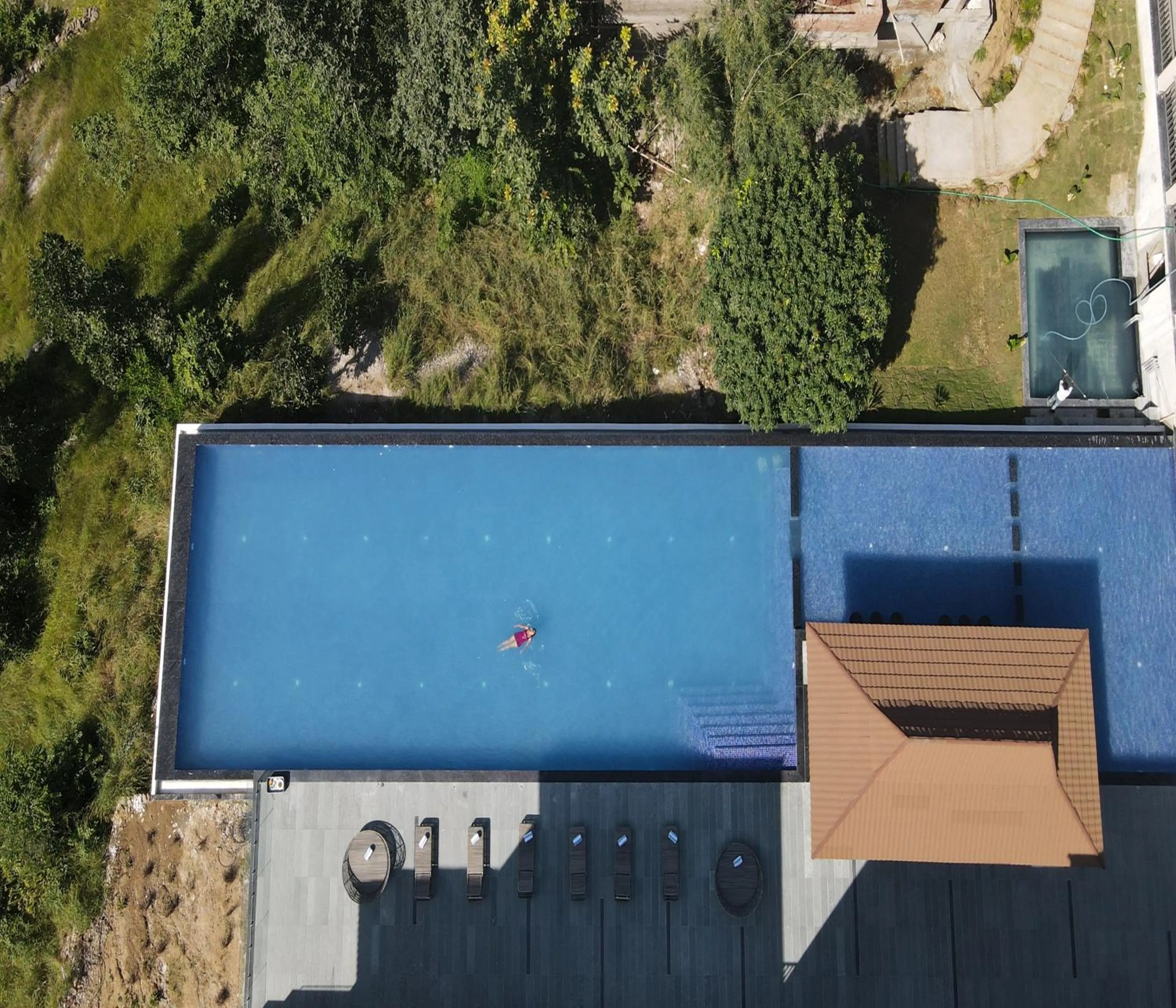 Swimming pool in Sajjan Bagh Resort Kumbhalgarh