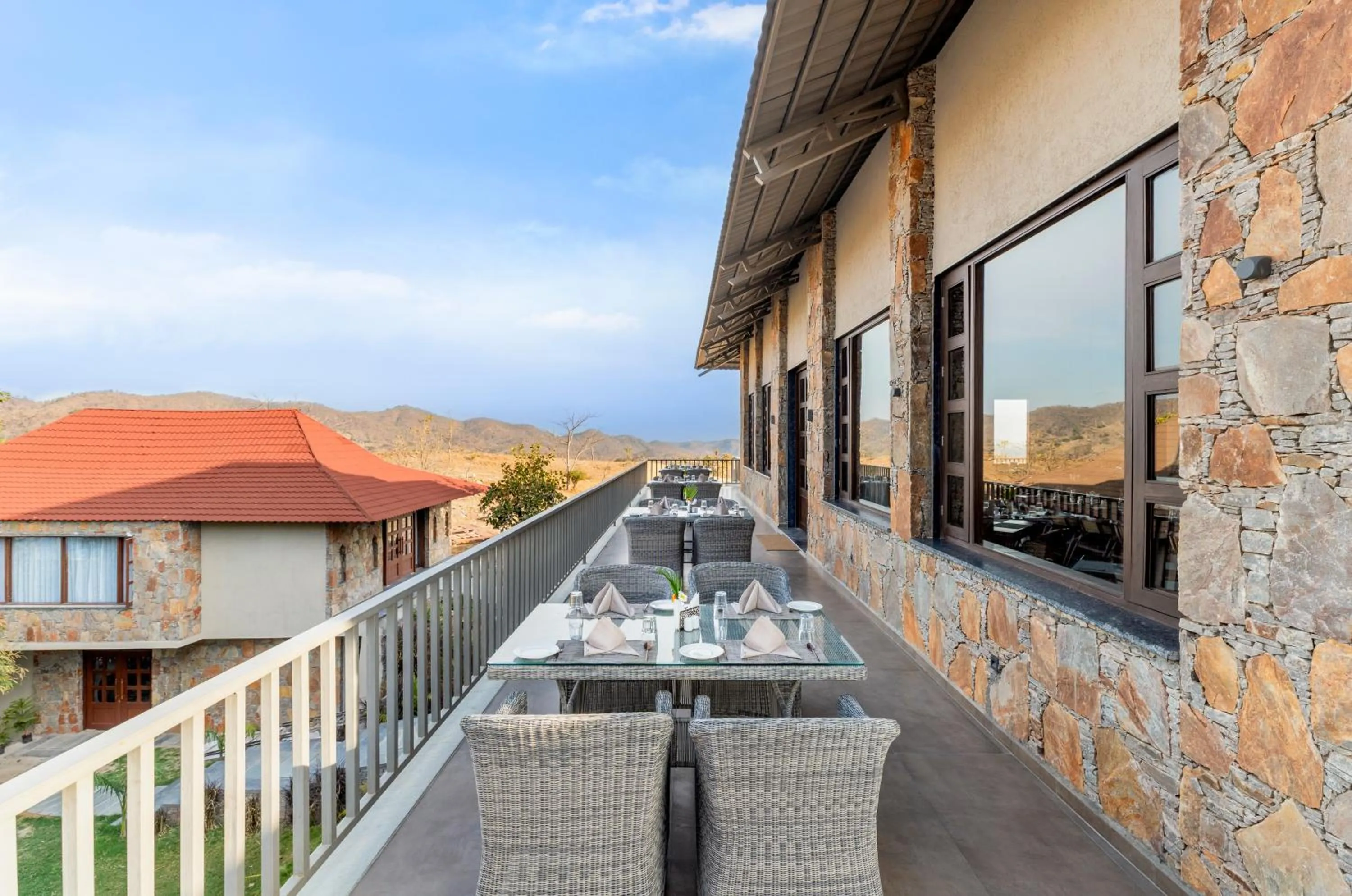 Balcony/Terrace in Sajjan Bagh Resort Kumbhalgarh