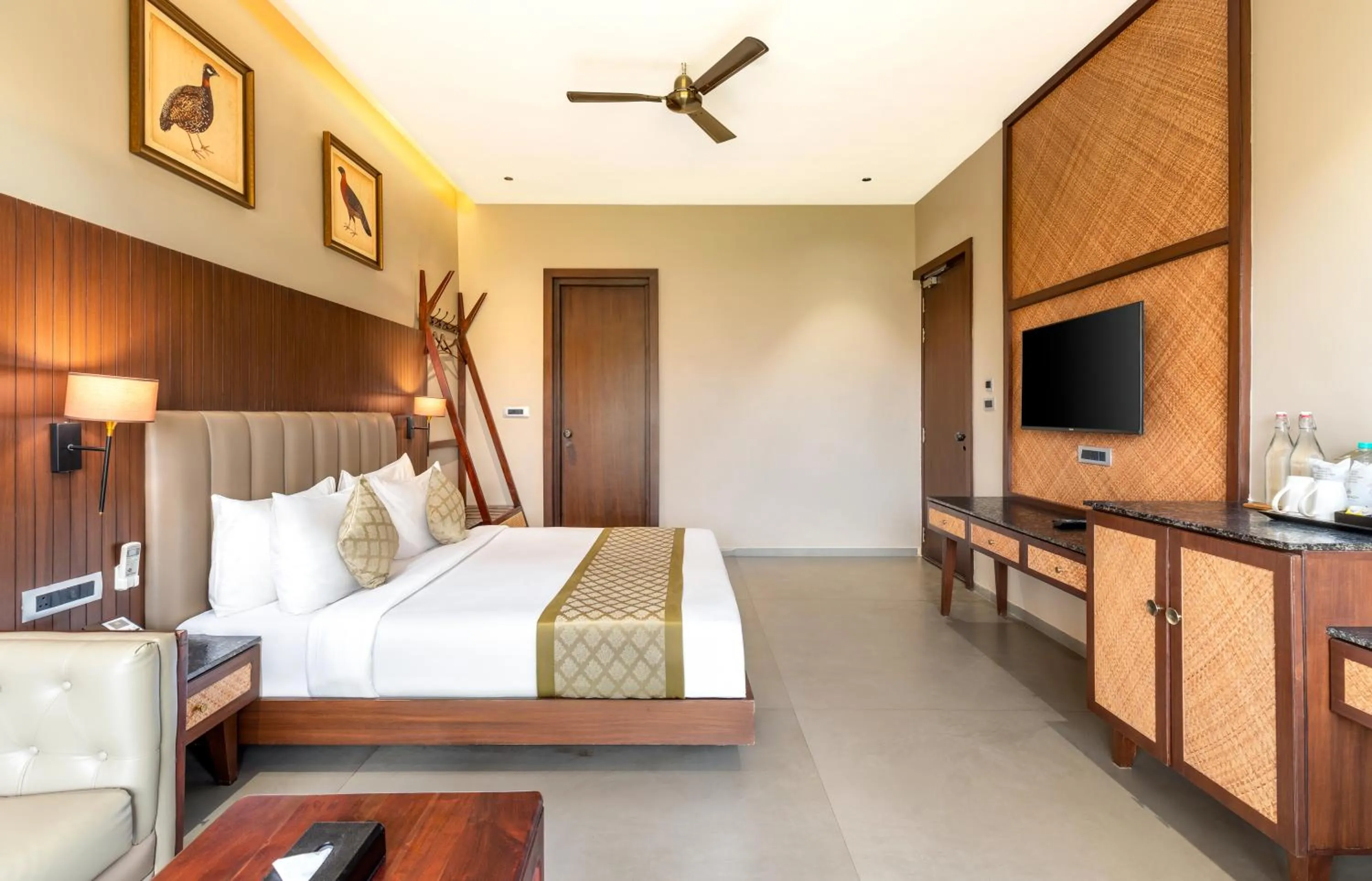 Bed in Sajjan Bagh Resort Kumbhalgarh