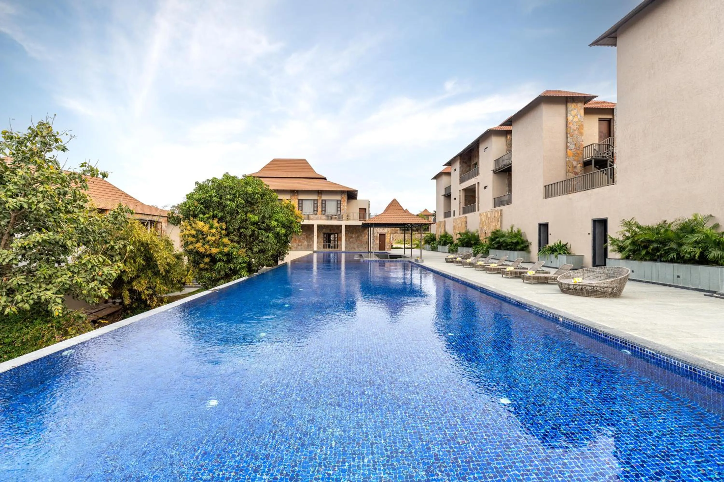 Swimming pool in Sajjan Bagh Resort Kumbhalgarh