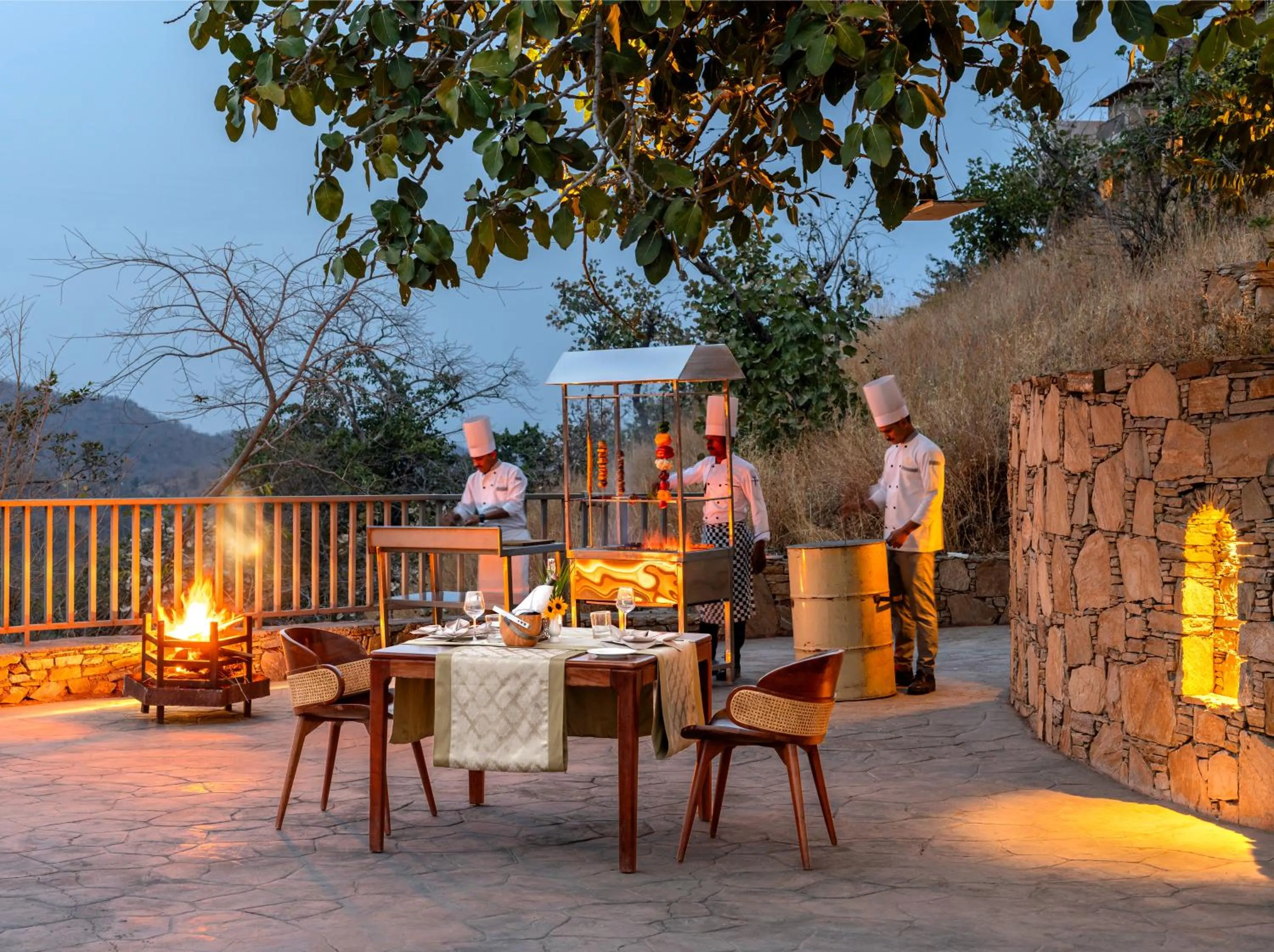 Restaurant/places to eat in Sajjan Bagh Resort Kumbhalgarh