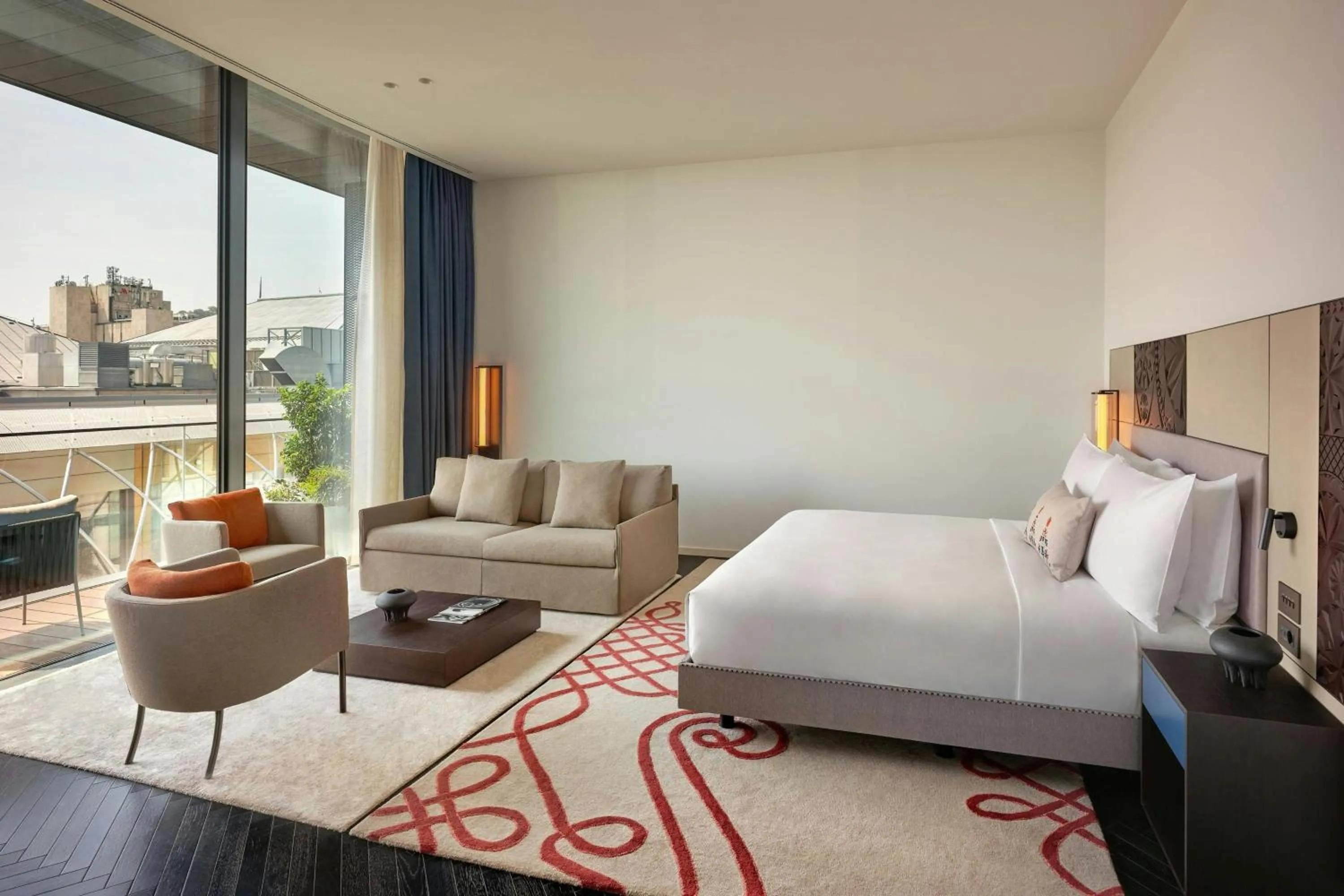 Bedroom, Bed in Dorothea Hotel, Budapest, Autograph Collection