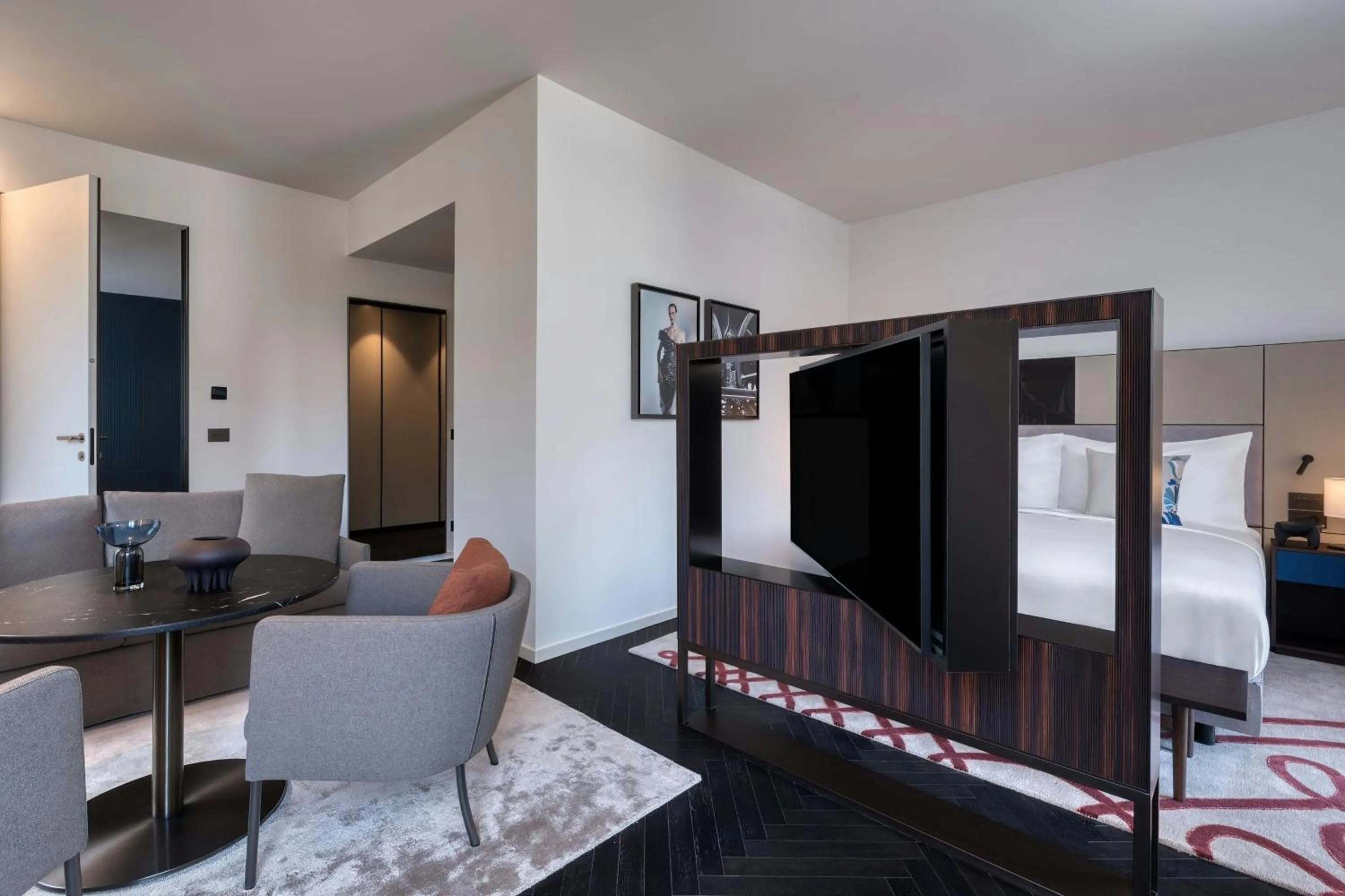 Bedroom in Dorothea Hotel, Budapest, Autograph Collection