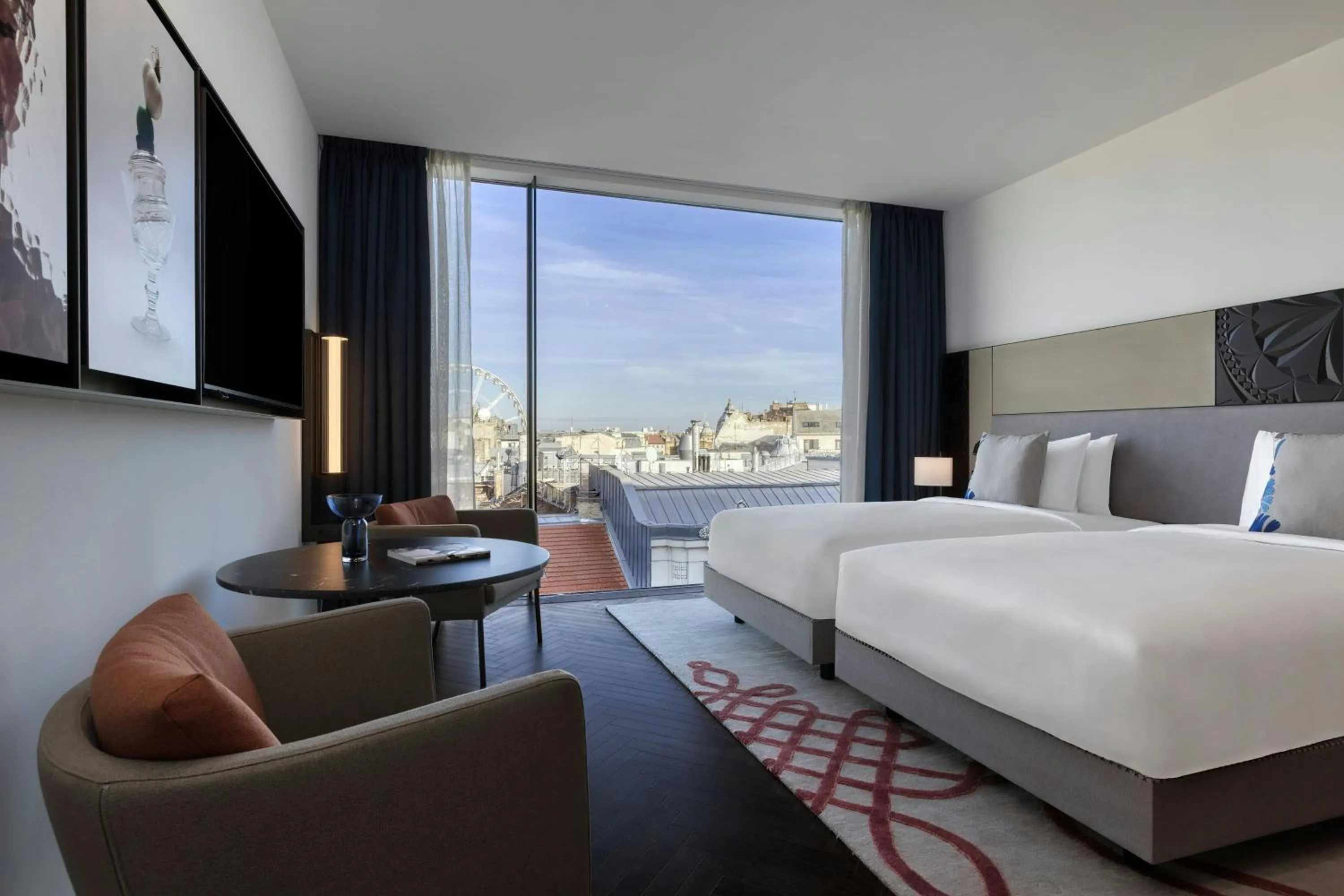 Photo of the whole room, Bed in Dorothea Hotel, Budapest, Autograph Collection