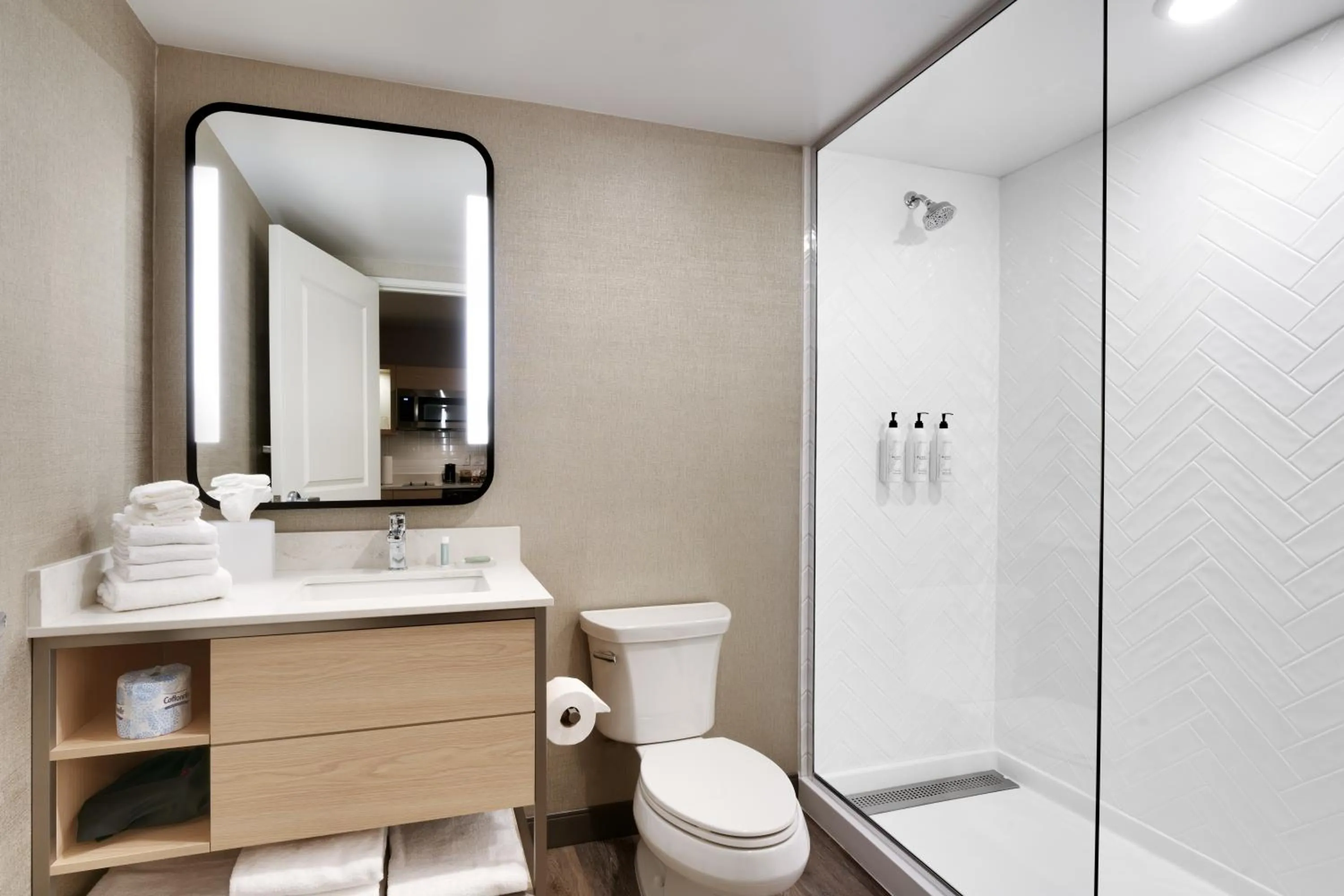 Shower in TownePlace Suites by Marriott Show Low