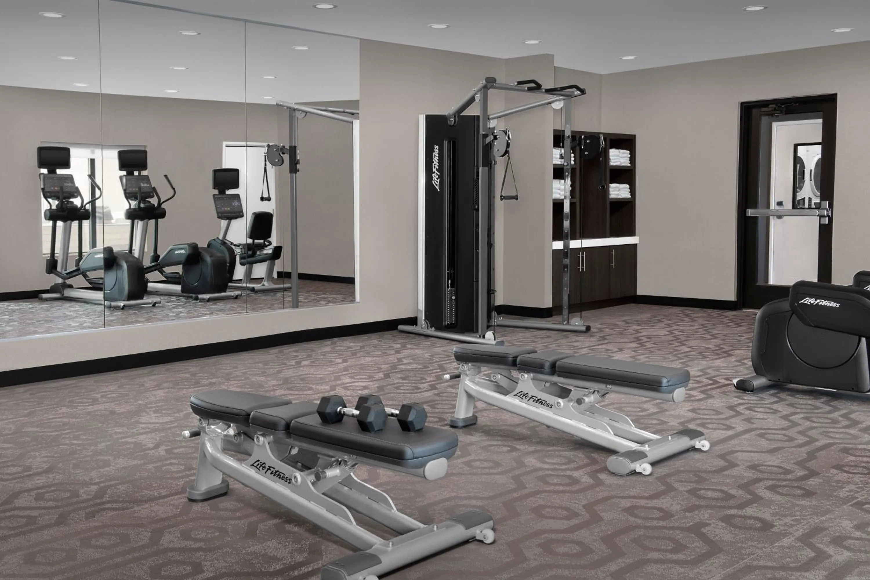 Fitness centre/facilities in Residence Inn by Marriott Galveston Island