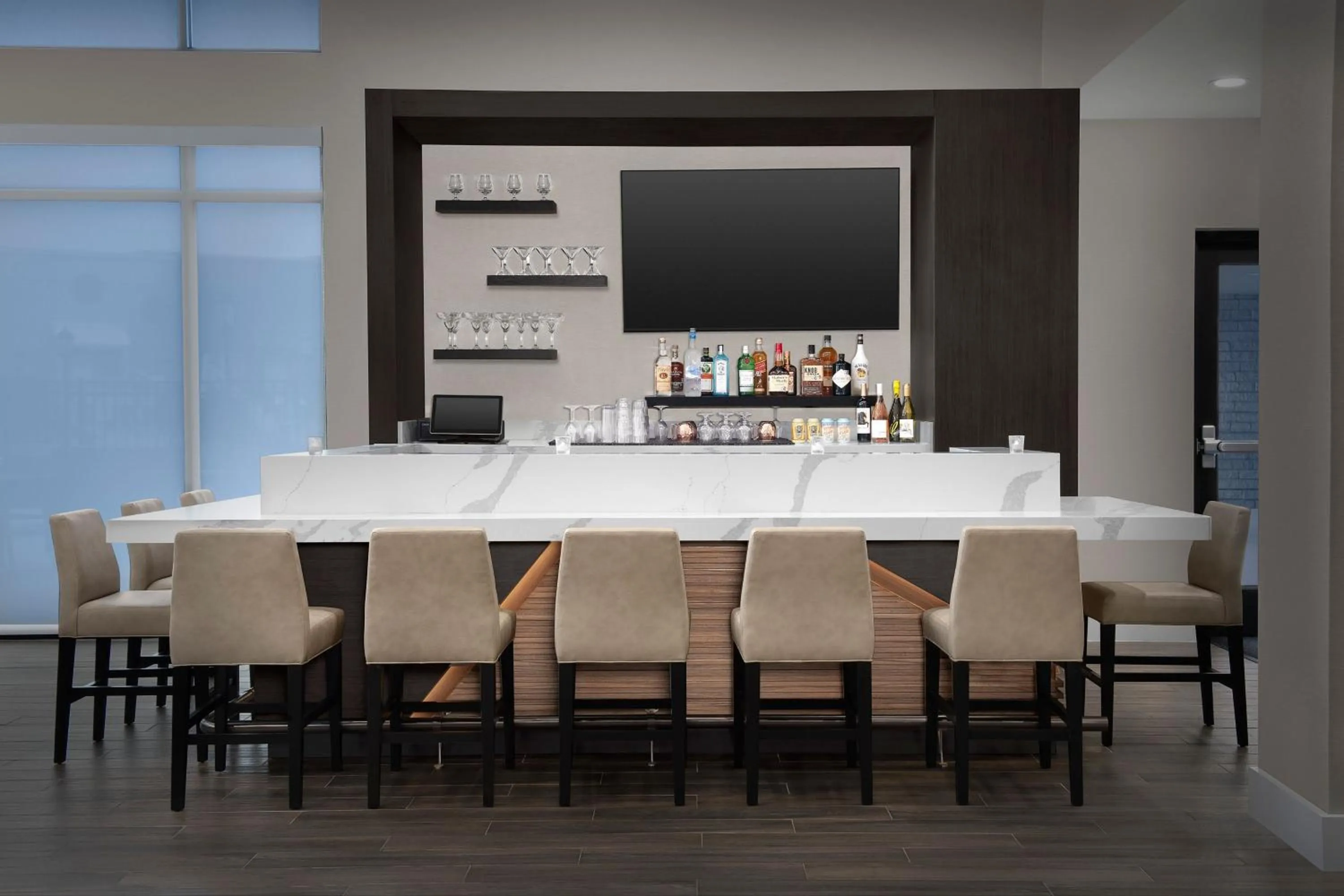 Lounge or bar in Residence Inn by Marriott Galveston Island