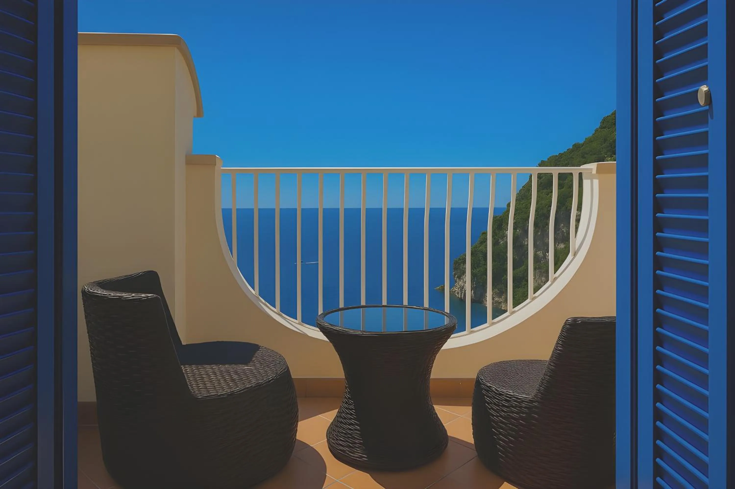 Balcony/Terrace in Hostel Brikette